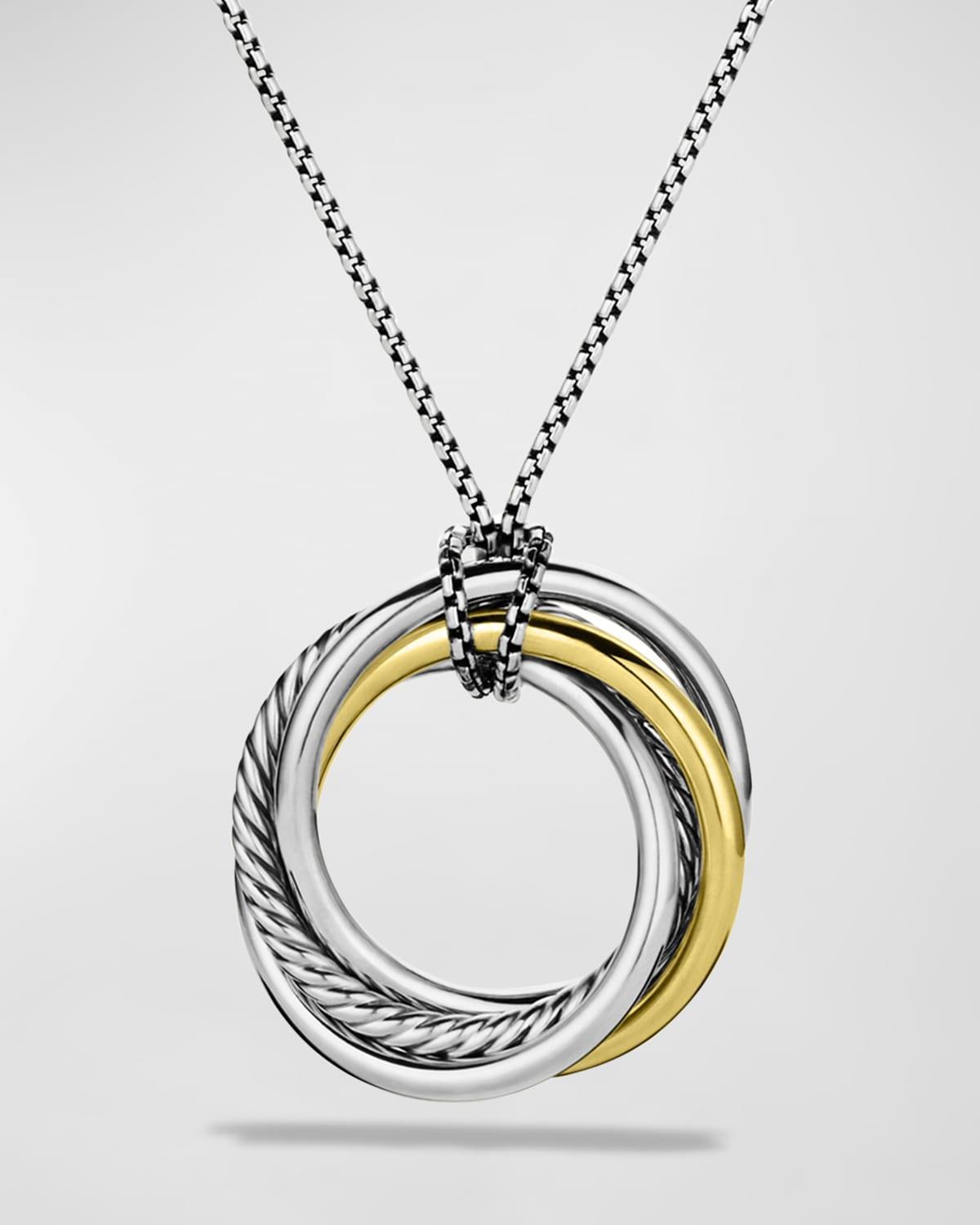 David Yurman Crossover Pendant with Gold on Chain Product Image