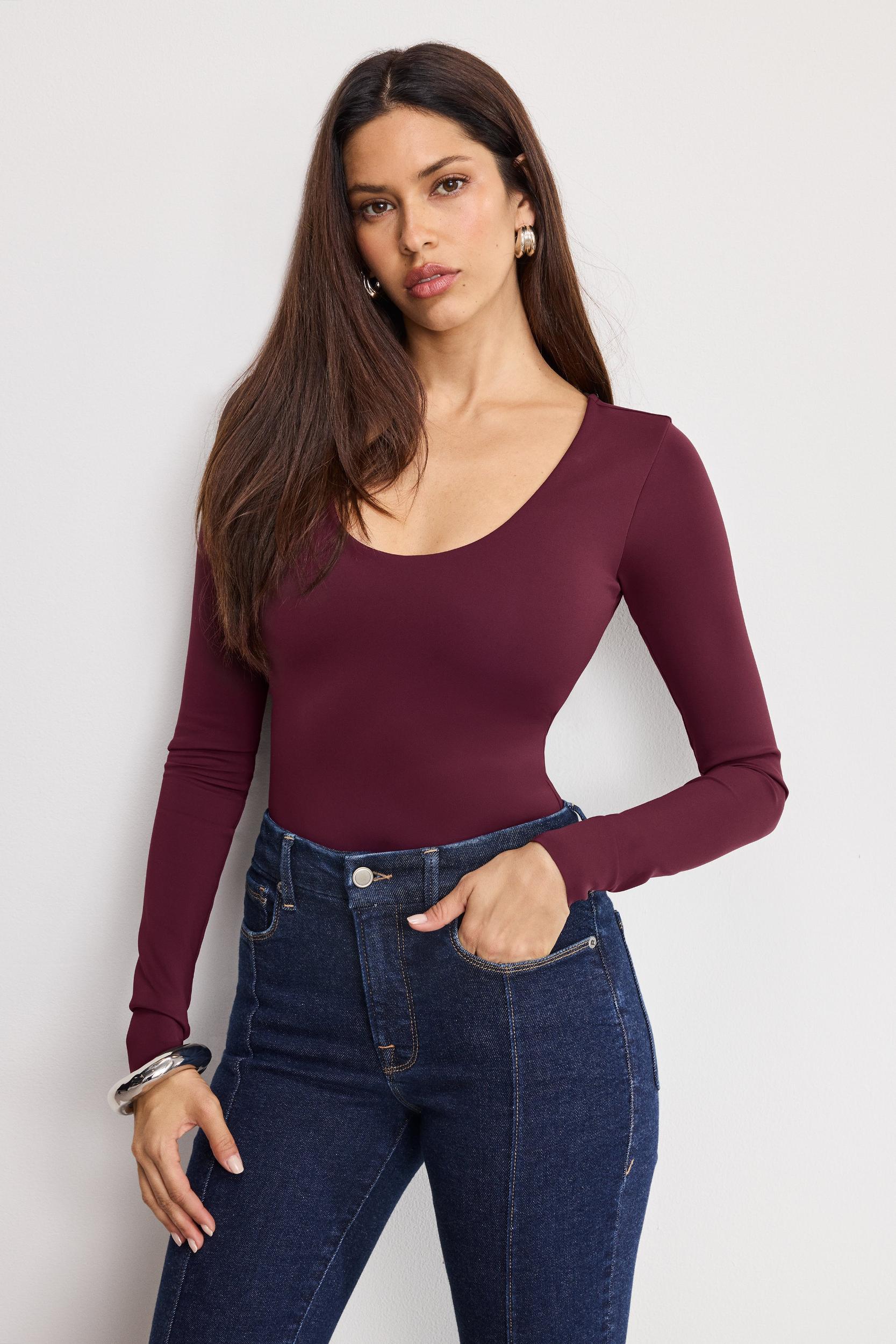 SCUBA SCOOP NECK BODYSUIT | FIG007 Product Image