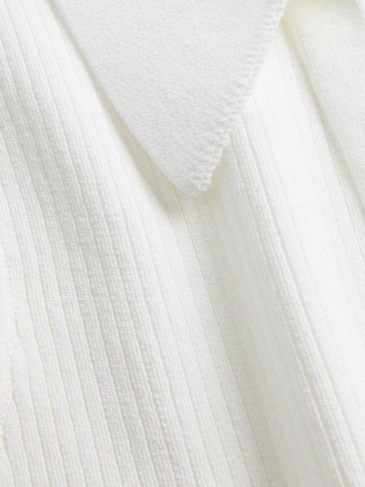 Cropped Rib Sweater Tank Product Image