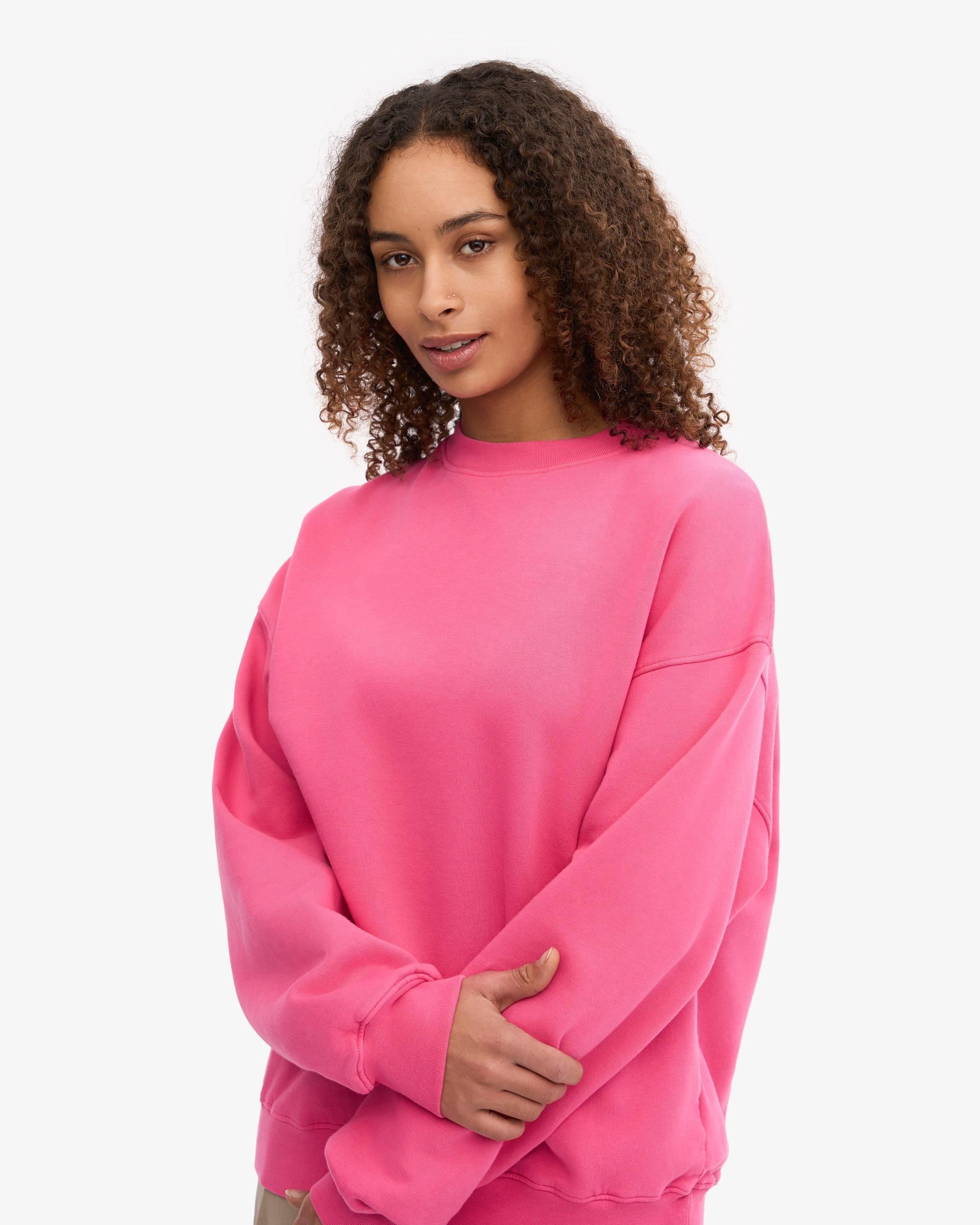 Organic Oversized Crew - Bubblegum Pink Product Image