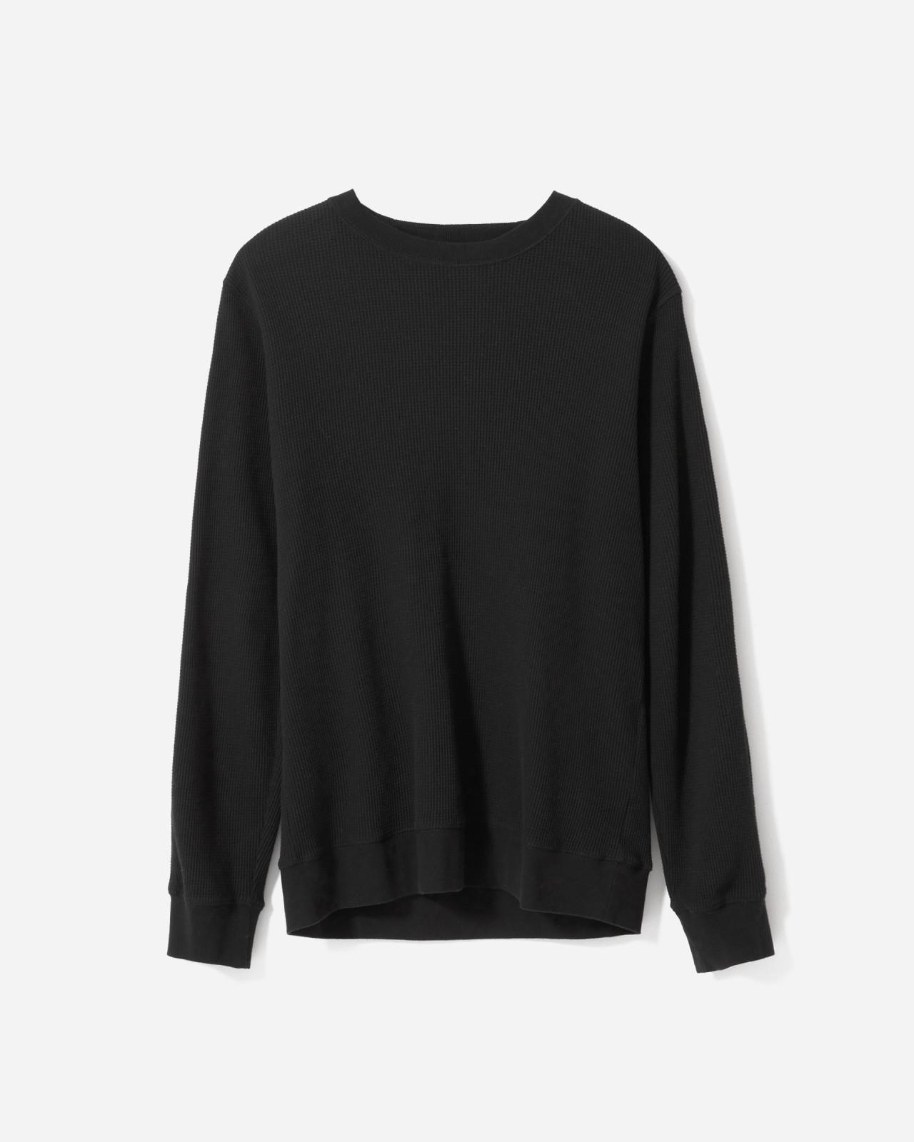 Mens Waffle Long-Sleeve Crew T-Shirt by Everlane Product Image