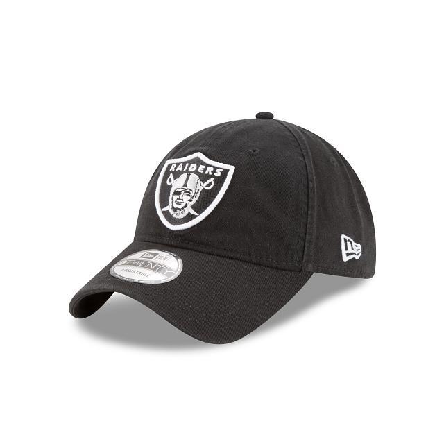 Las Vegas Raiders Core Classic Black 9TWENTY Adjustable Hat Male Product Image