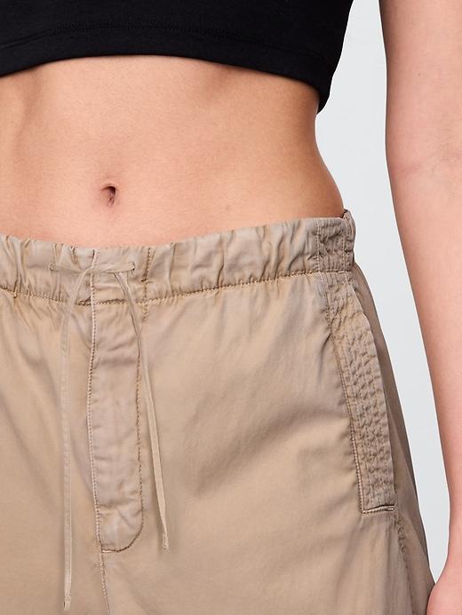 Mid Rise Barrel Parachute Pants Product Image