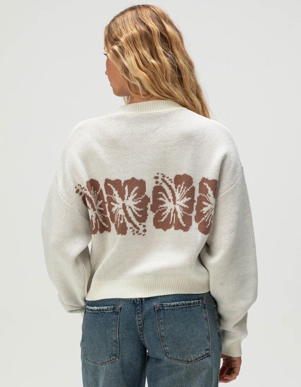 ROXY Hibiscus Harmony Womens Sweater - CREAM Product Image