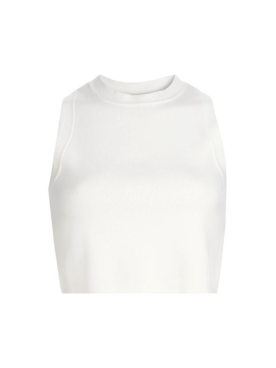 Womens Peyton Racerback Crop Tank Top Product Image