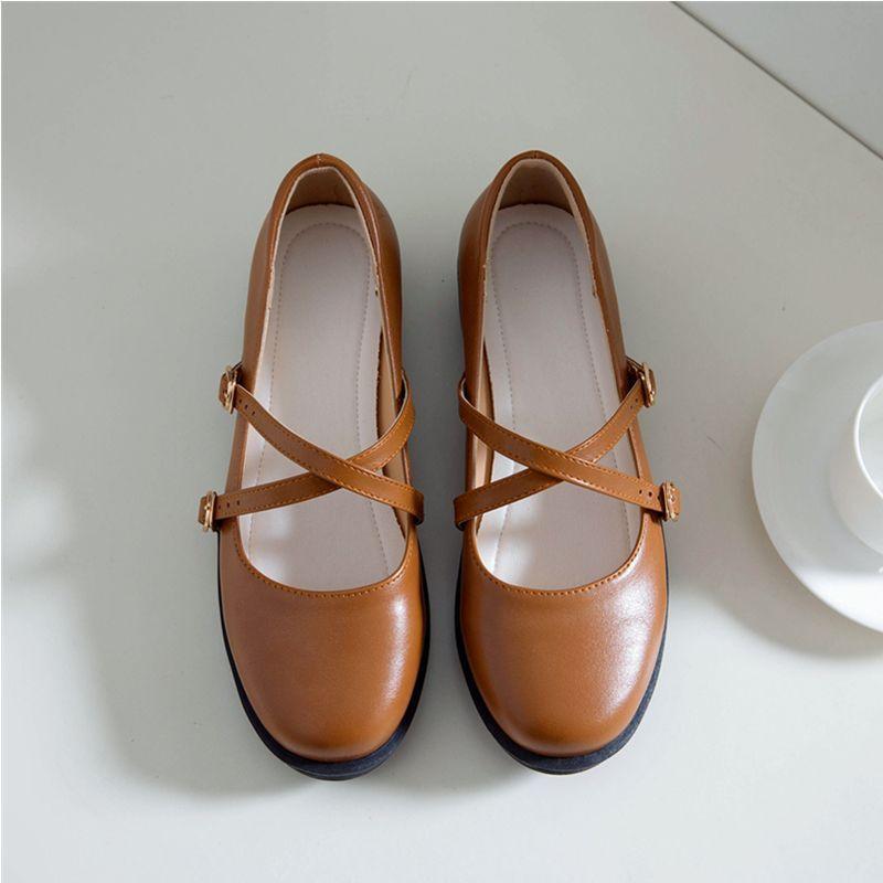Double Strap Mary Jane Shoes Product Image