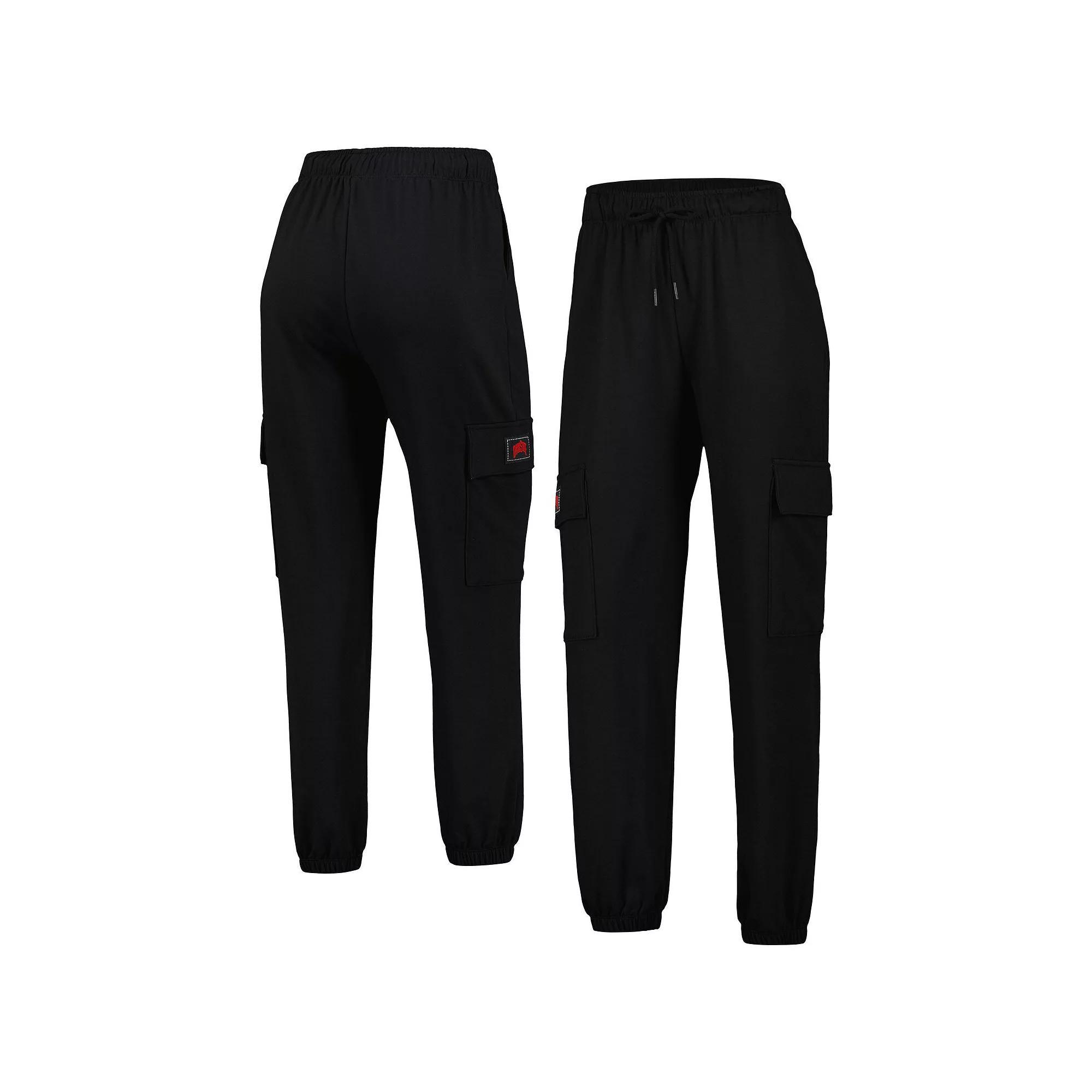 Women's Lusso Black Ohio State Buckeyes Mellie Cargo Pants, Size: Medium Product Image