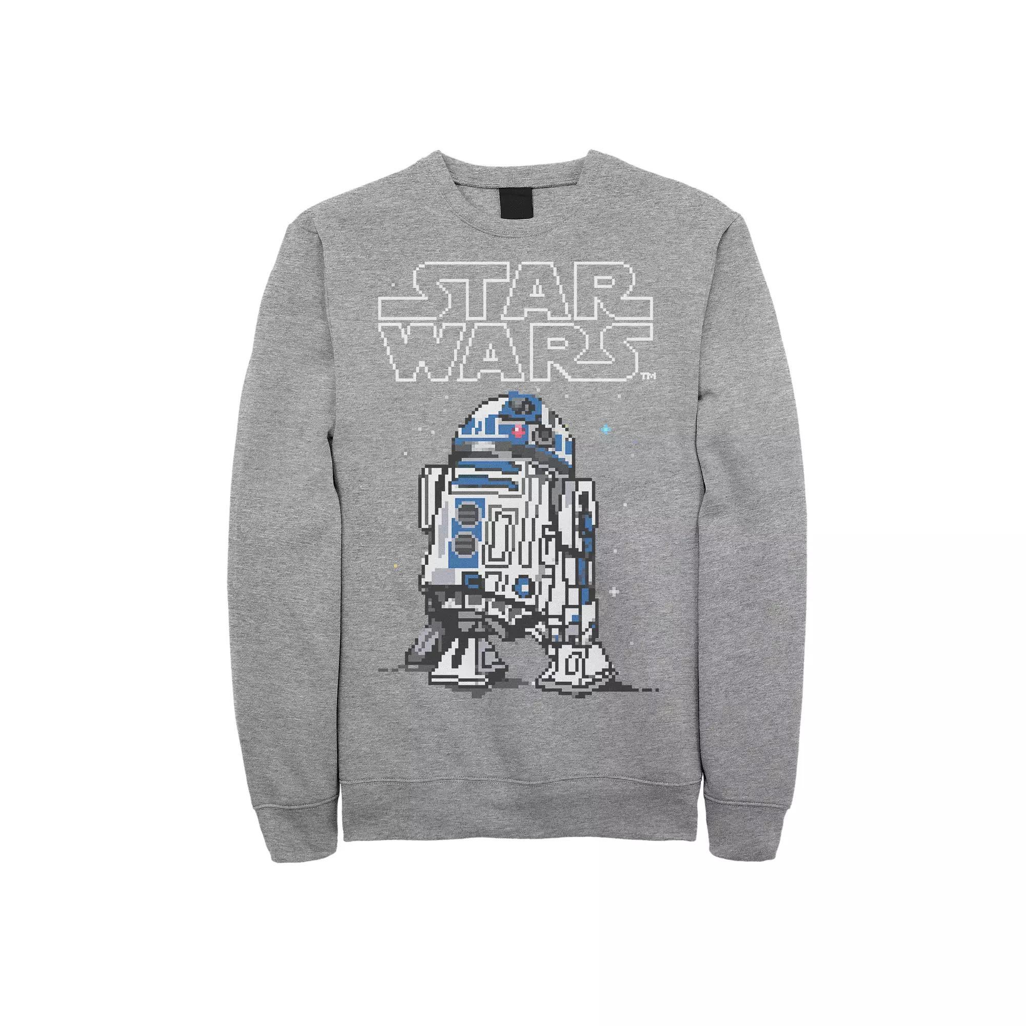 Mens Star Wars R2-D2 Sweatshirt Athletic Grey Product Image