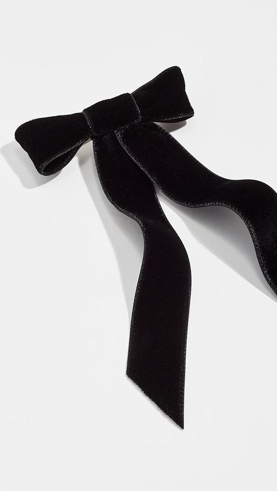 Jennifer Behr Velvet Bow Barrette | Shopbop Product Image