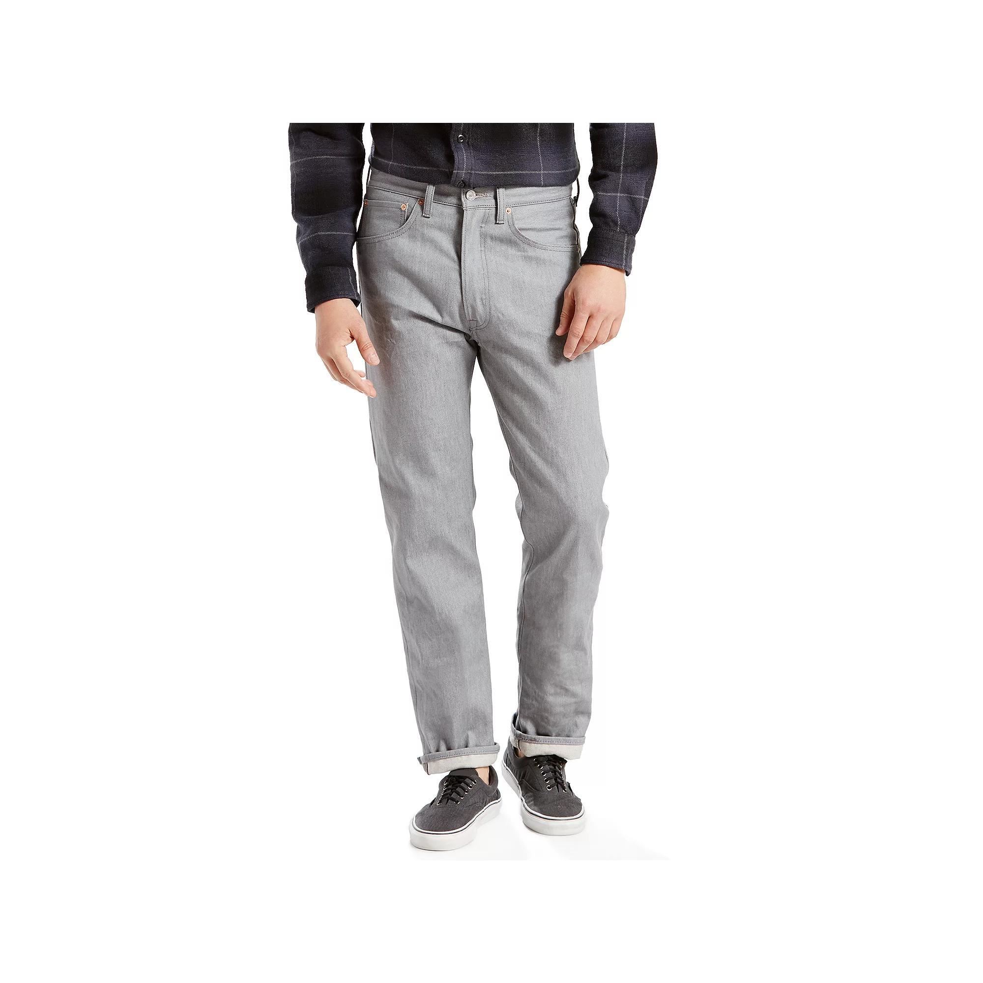 Men's Levi's® 501™ Original Shrink-To-Fit Jeans, Size: 40 X 32, Silver Product Image