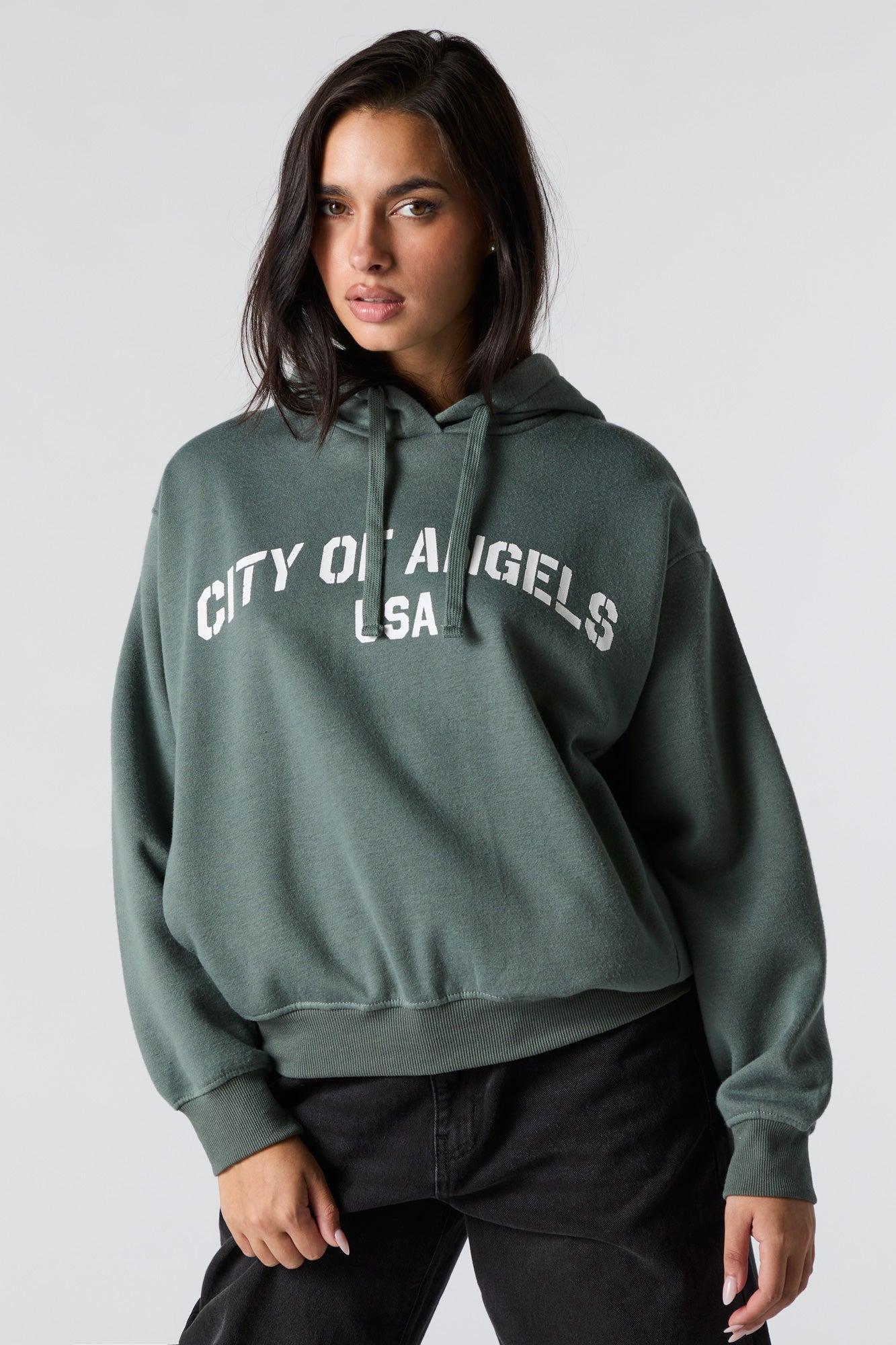 Graphic Fleece Hoodie Female Product Image