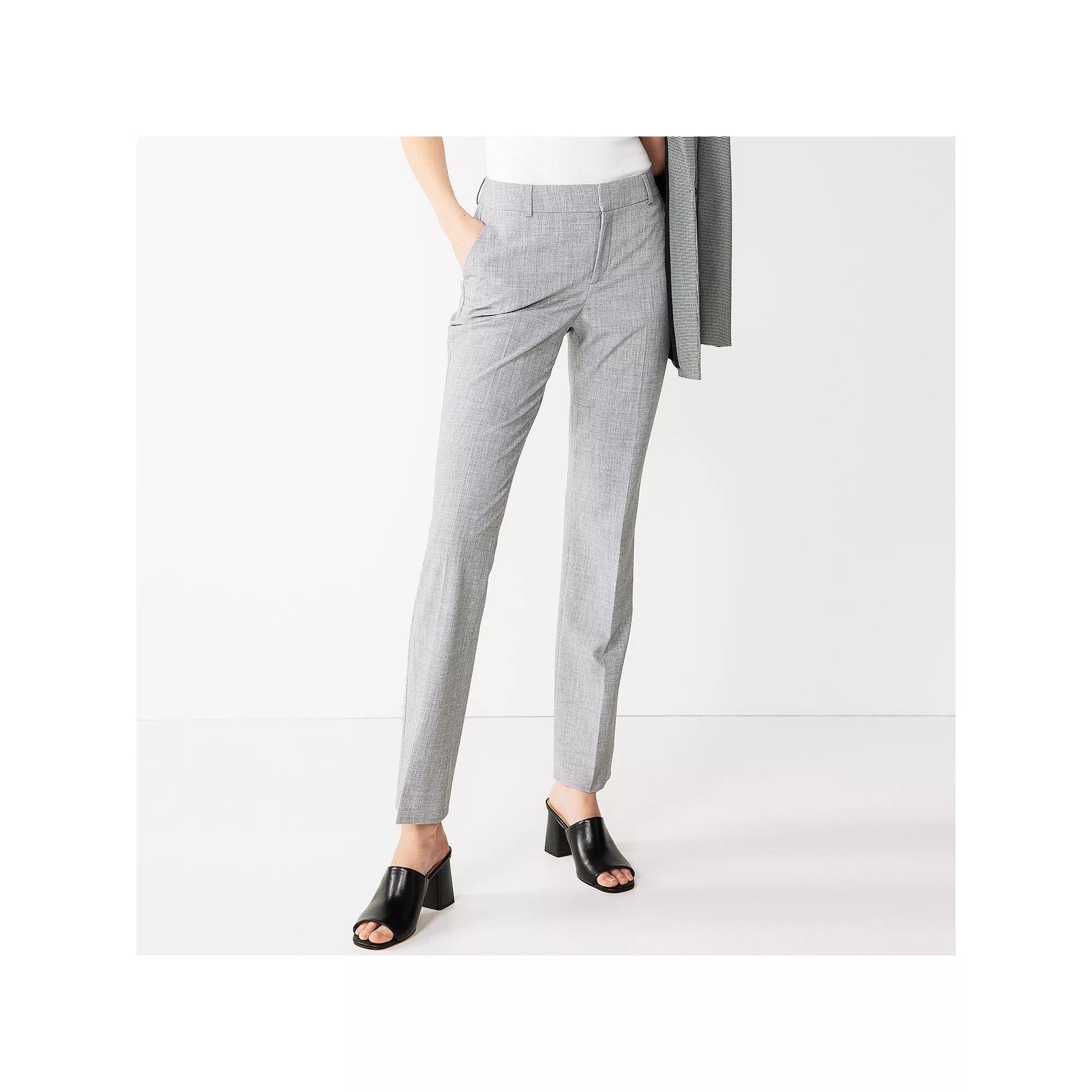 Petite Nine West Barely Bootcut Pants, Women's, Size: 18 Petite, Grey Gray Product Image