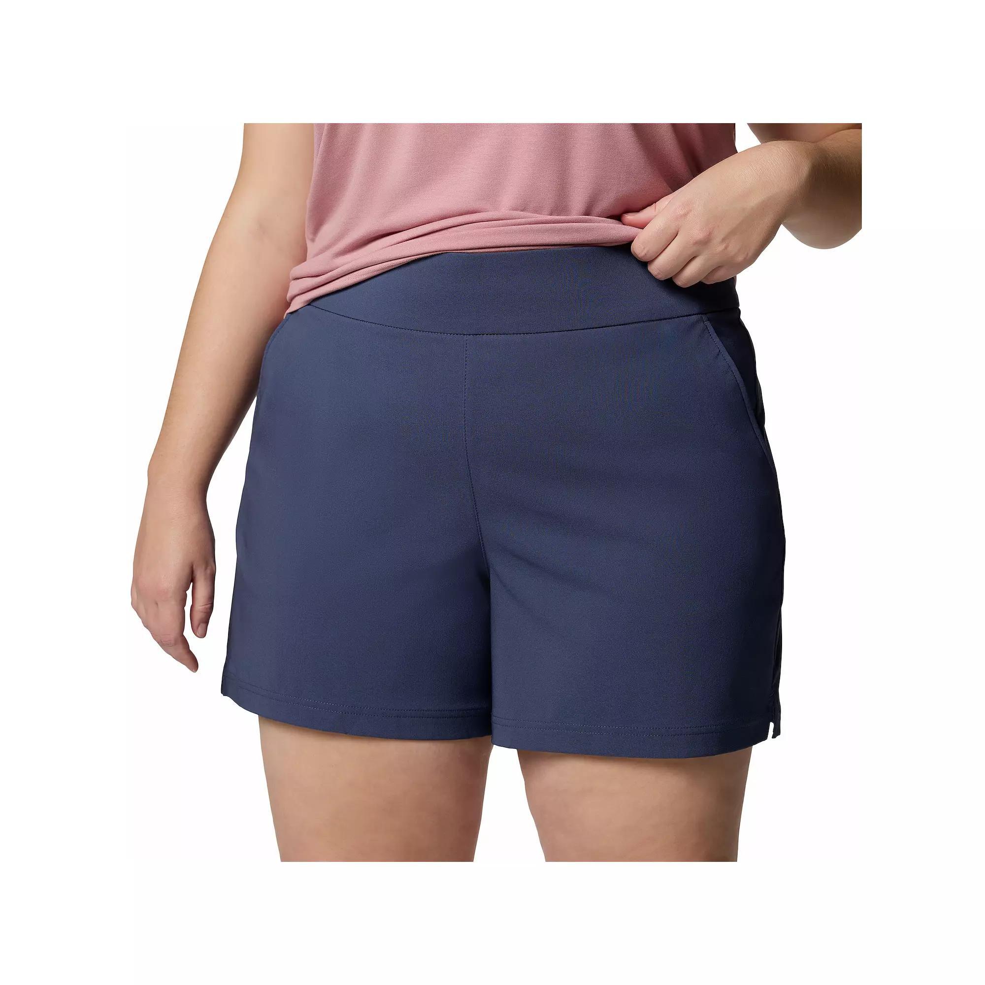 Plus Size Columbia All Seasons Shorts, Women's, Size: 2XL, Black Product Image