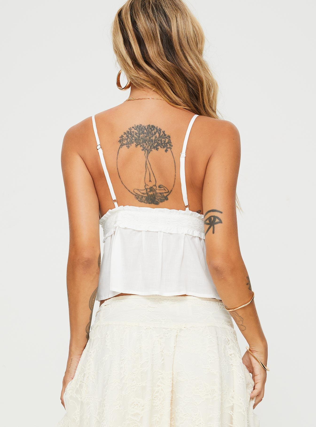 Sabreena Top White Product Image