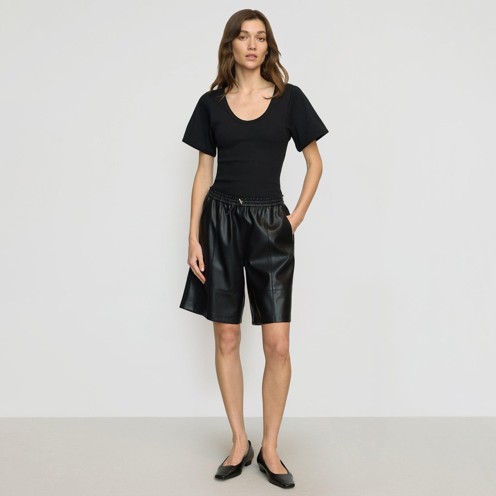 Liat Vegan Leather Bermuda Short Product Image