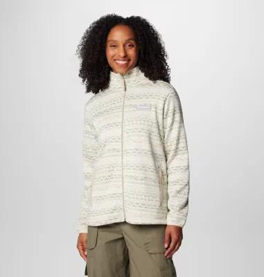 Columbia Womens Sweater Weather Printed Full Zip Jacket- Product Image