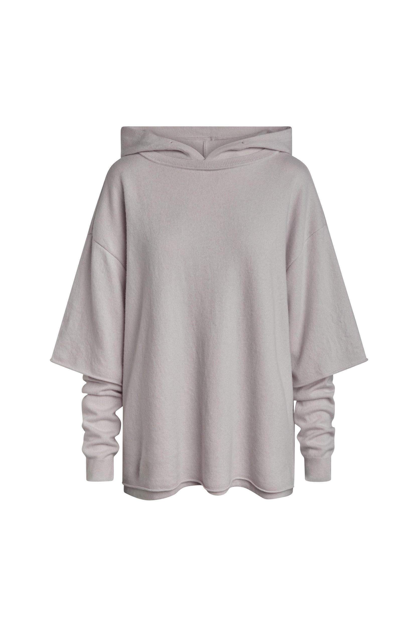 Knit Double Layer Hoodie Product Image