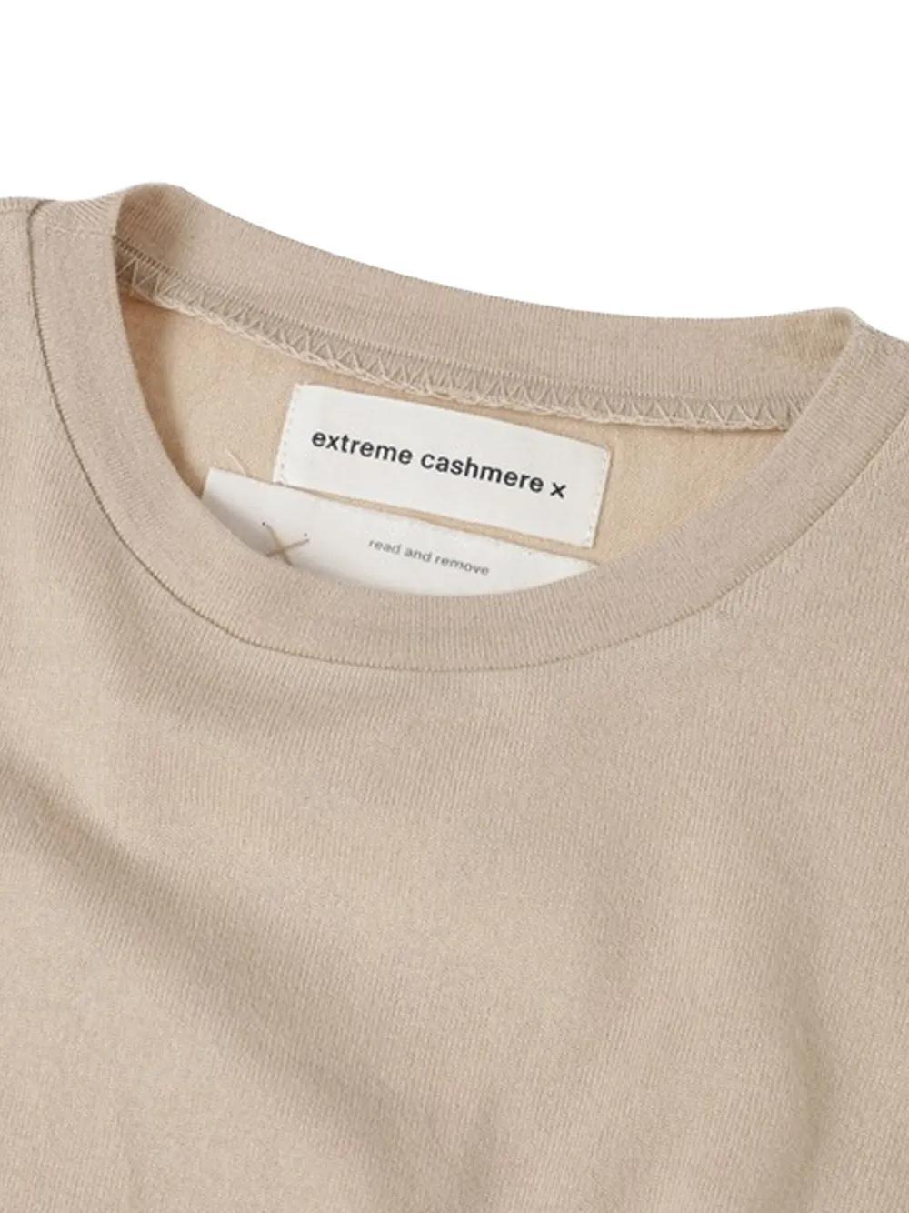 EXTREME CASHMERE Crew-neck T-shirt In Neutrals Product Image