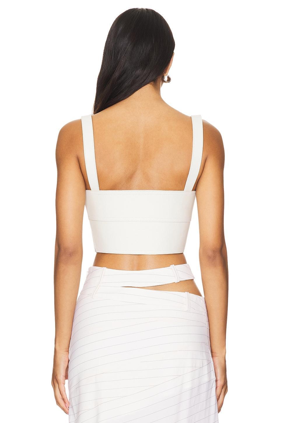 Leather Belt Bustier Monse Product Image