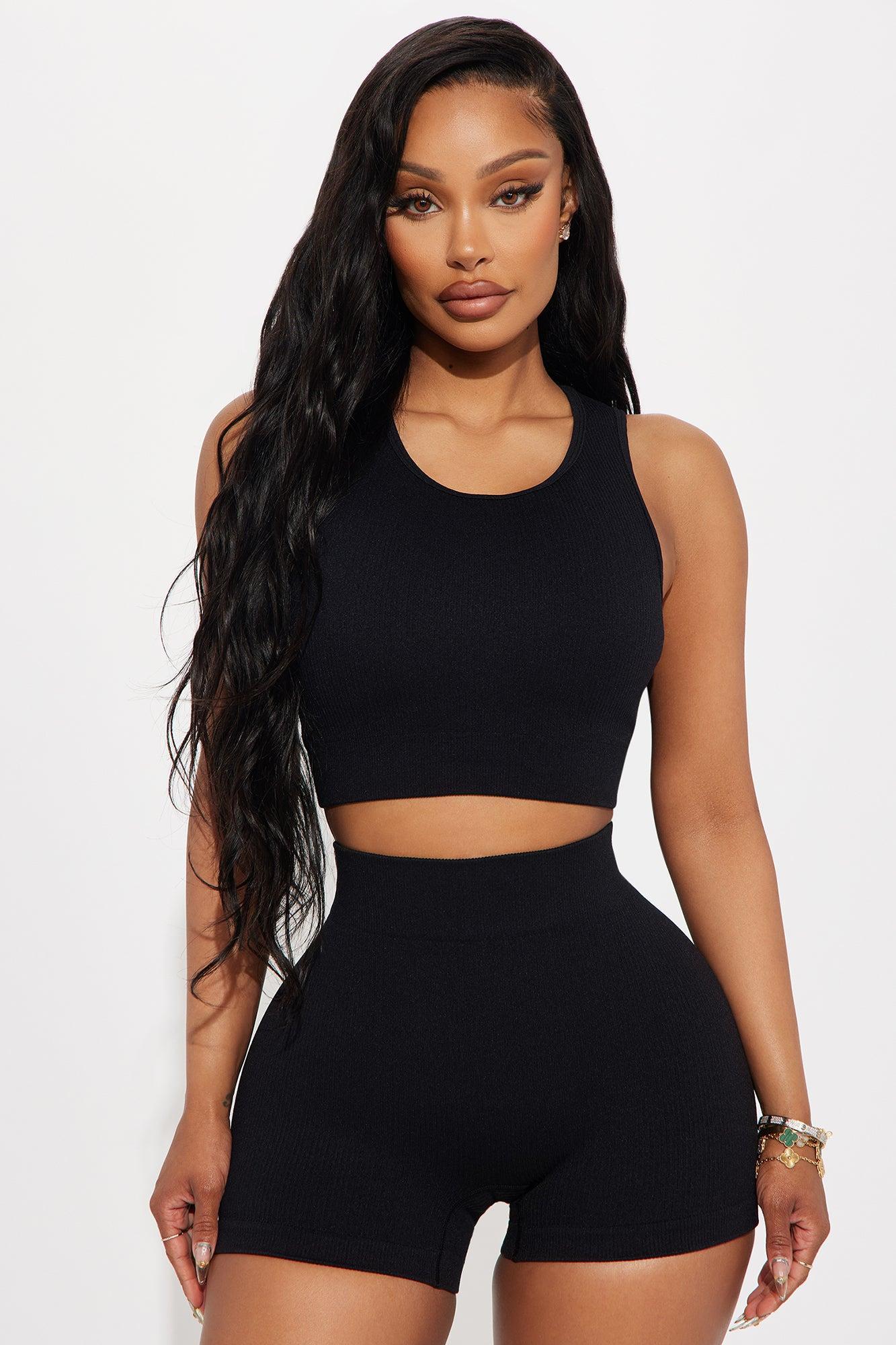 Beach Body Effortless Seamless Sports Bra - Black Product Image