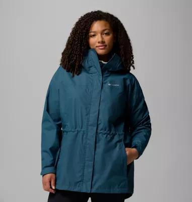 Columbia Womens Hikebound II Long Jacket - Plus Size- Product Image