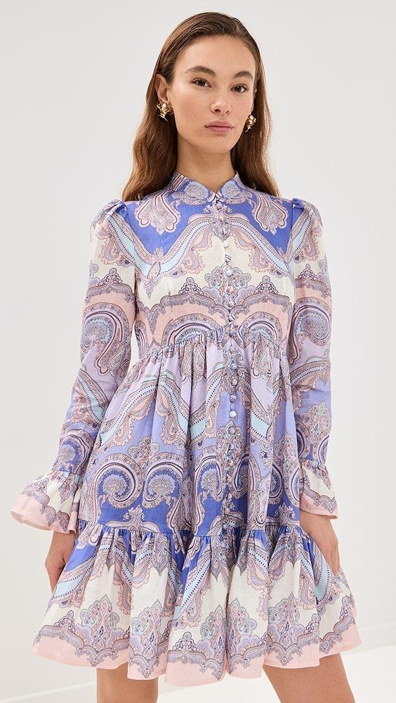 Zimmermann Maxine Long Sleeve Mini Dress | Shopbop Product Image
