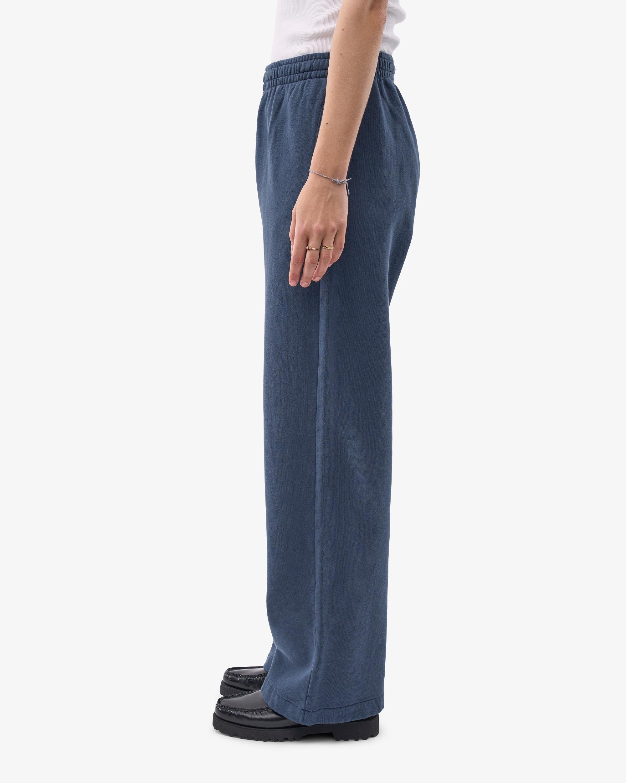 Organic Straight Leg Sweatpants - Pacific Blue Product Image