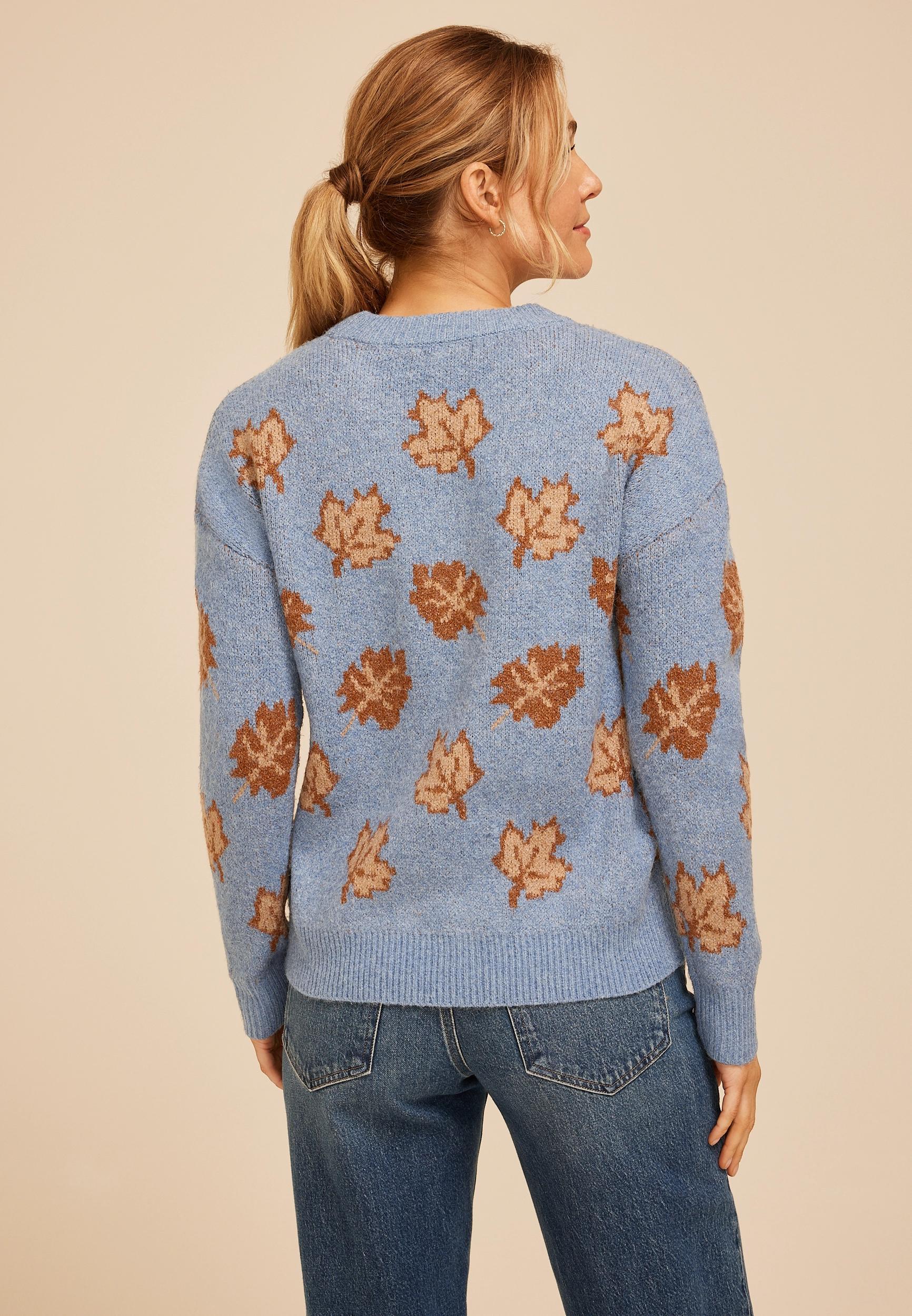 Fall Leaves Sweater Product Image