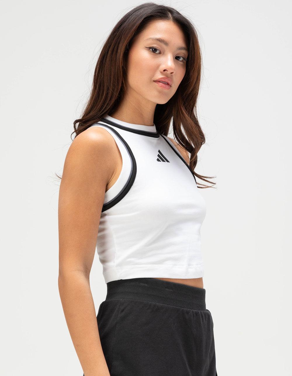 ADIDAS Essentials Color Pop Womens Crop Tank Top Product Image