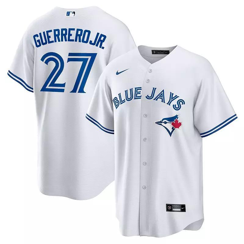 Mens Nike Vladimir Guerrero Jr. White Toronto Blue Jays Home Replica Player Name Jersey Product Image
