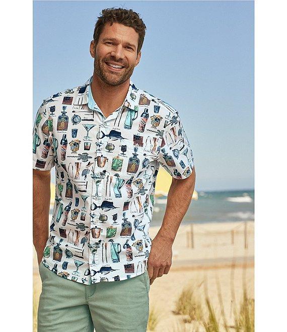 Tommy Bahama Nova Wave Well Stocked Short Sleeve Woven Shirt Product Image