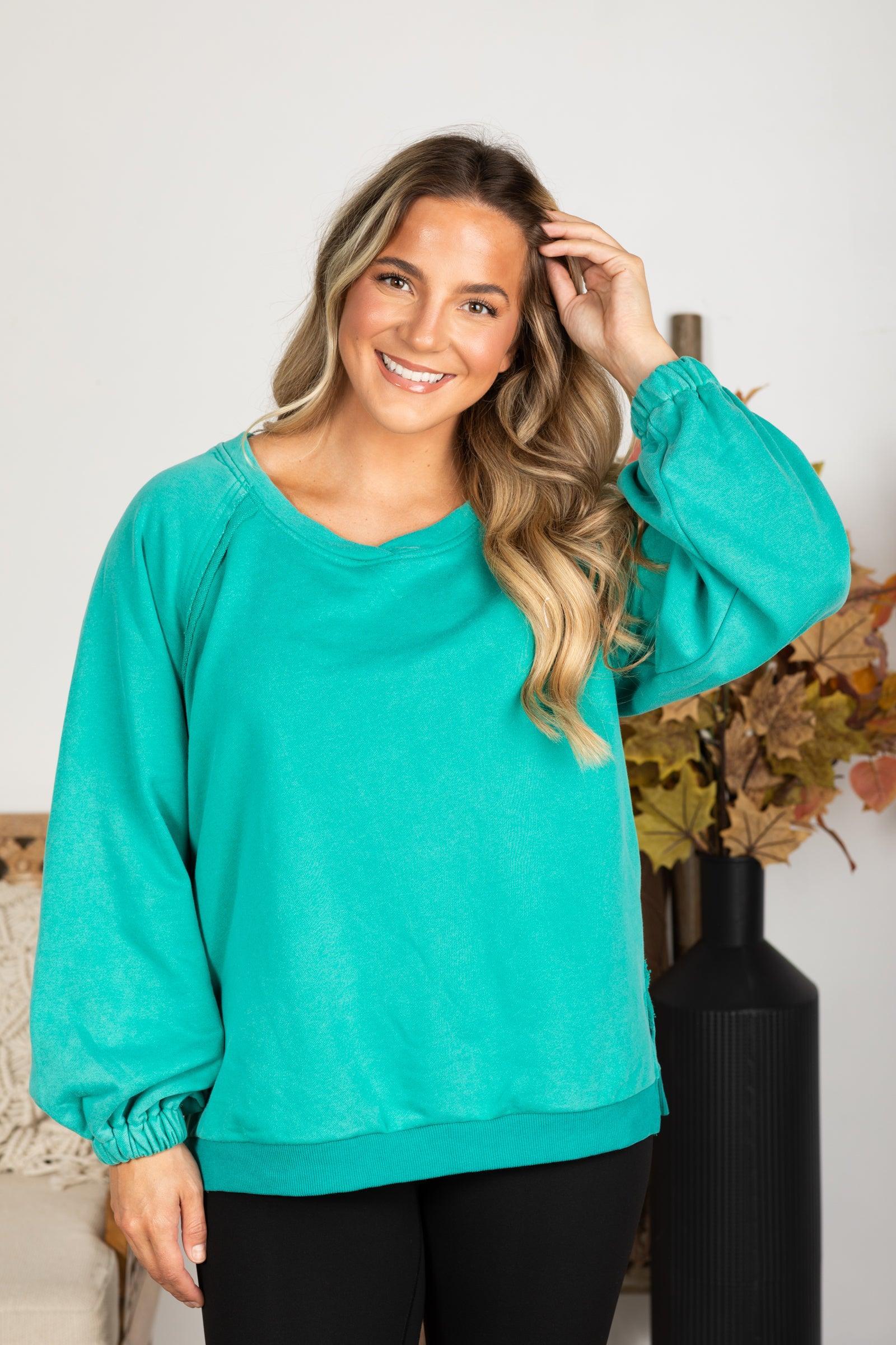 Criss-Cross Back Detail Sweatshirt Product Image