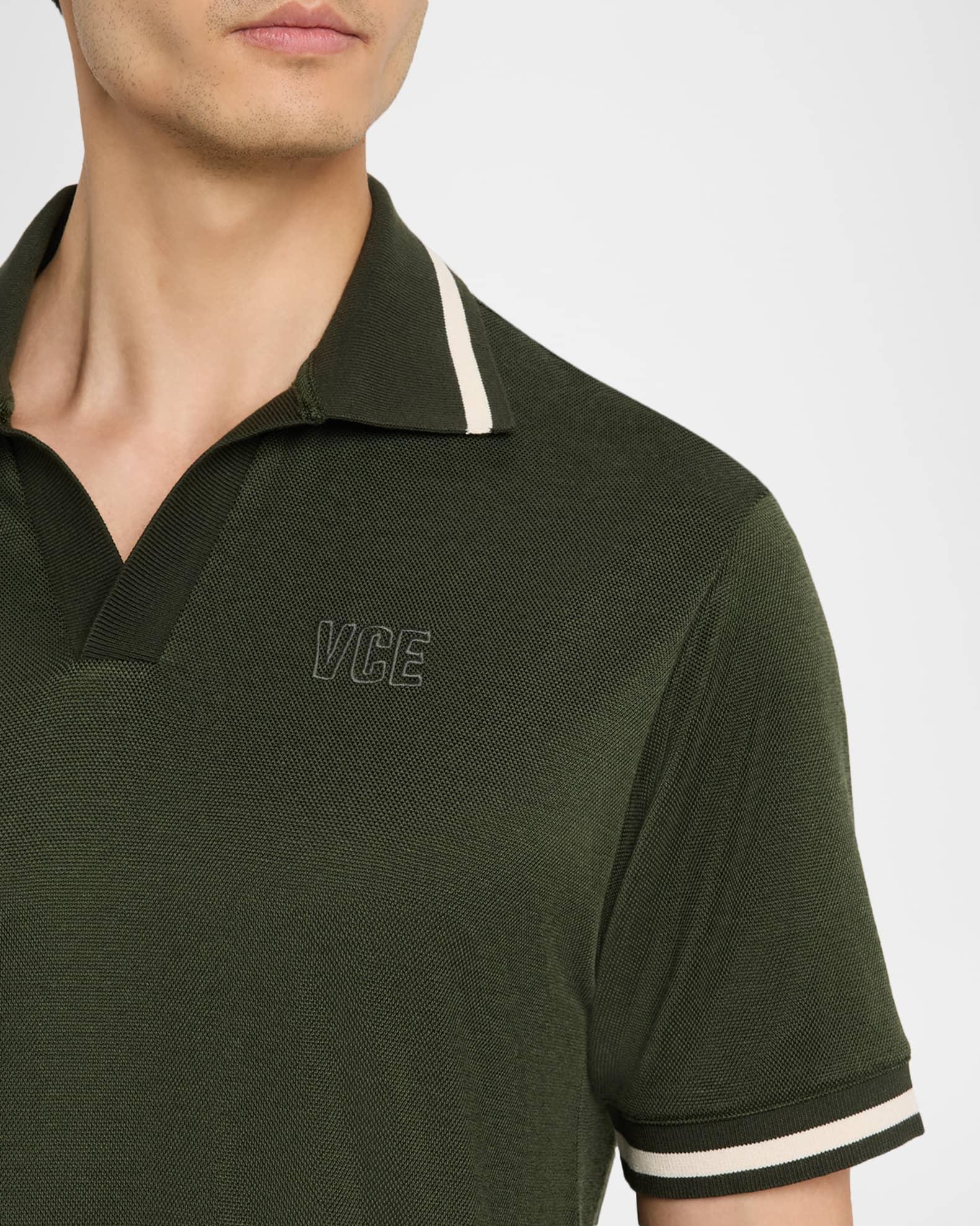Men's Jersey Embroidered Polo Shirt Product Image