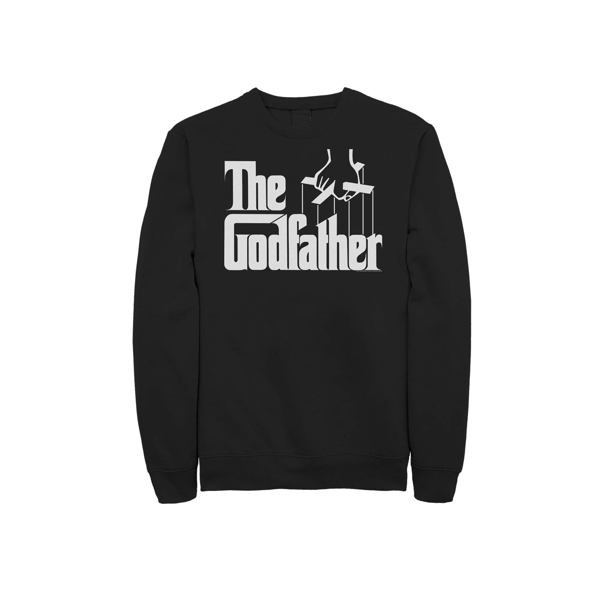 Big & Tall The Godfather Original White Title Logo Sweatshirt, Men's, Size: 4XLT, Black Product Image