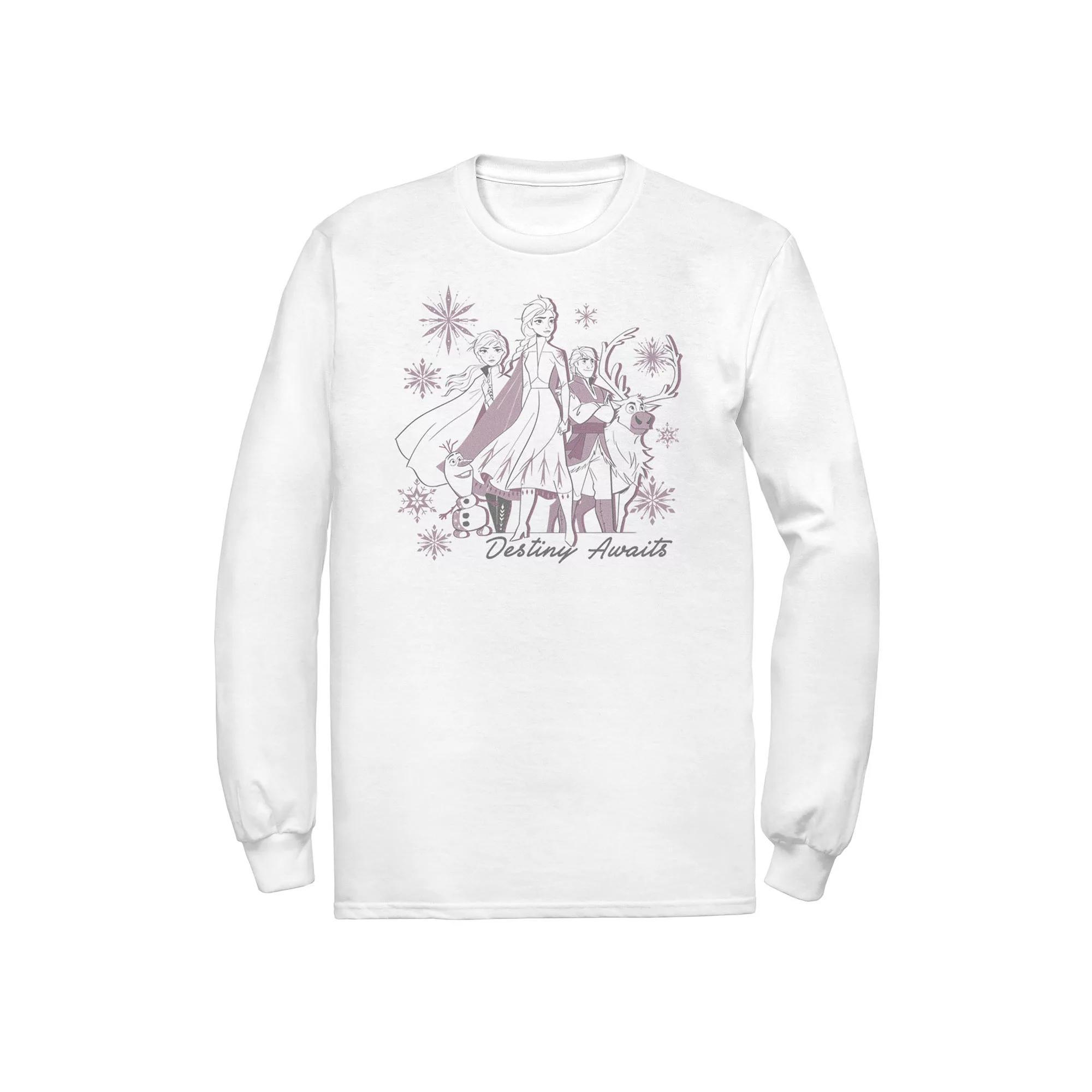 Men's Frozen 2 Destiny Awaits Tee, Size: XXL, White Product Image