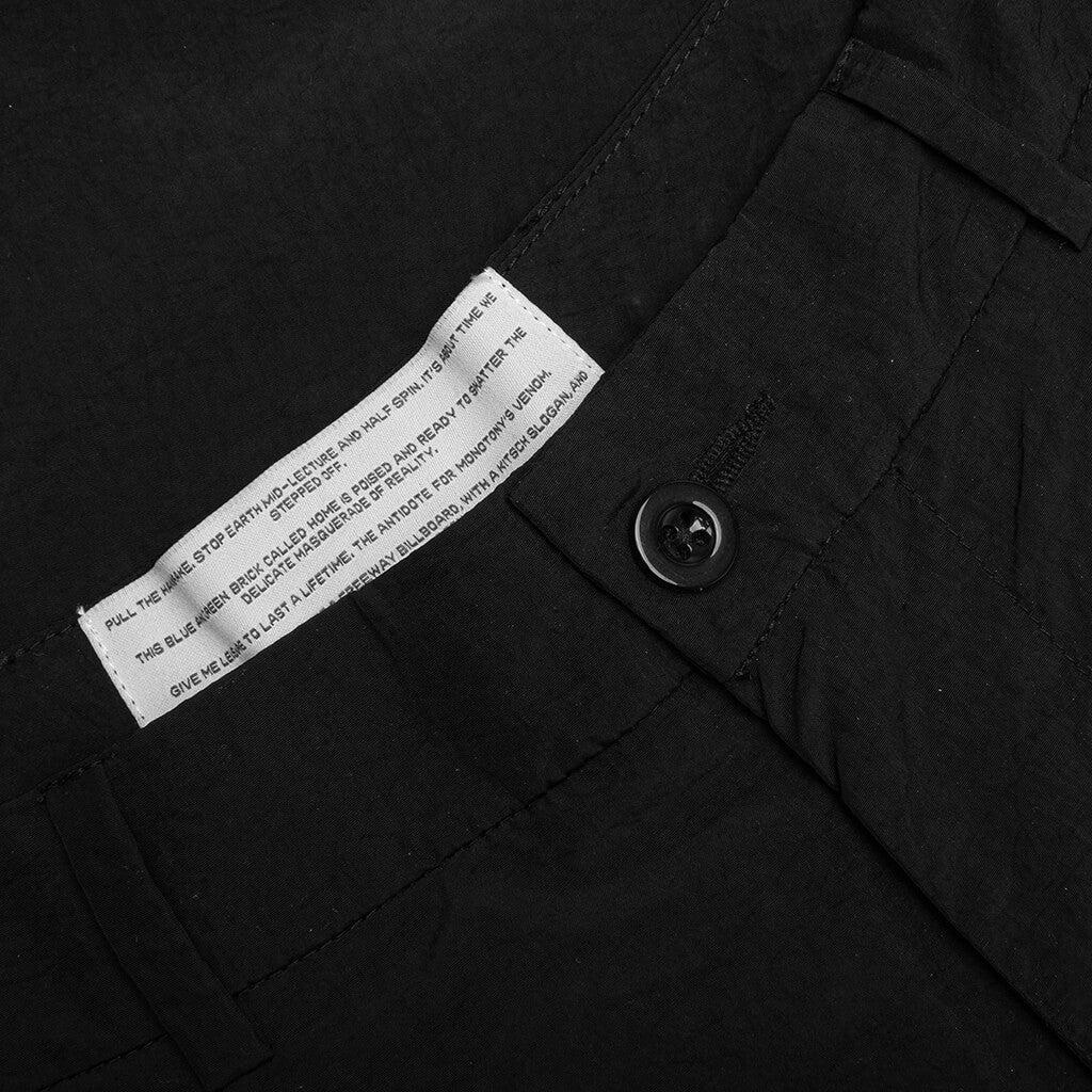 Outlook Pleated Pant - Black Male Product Image