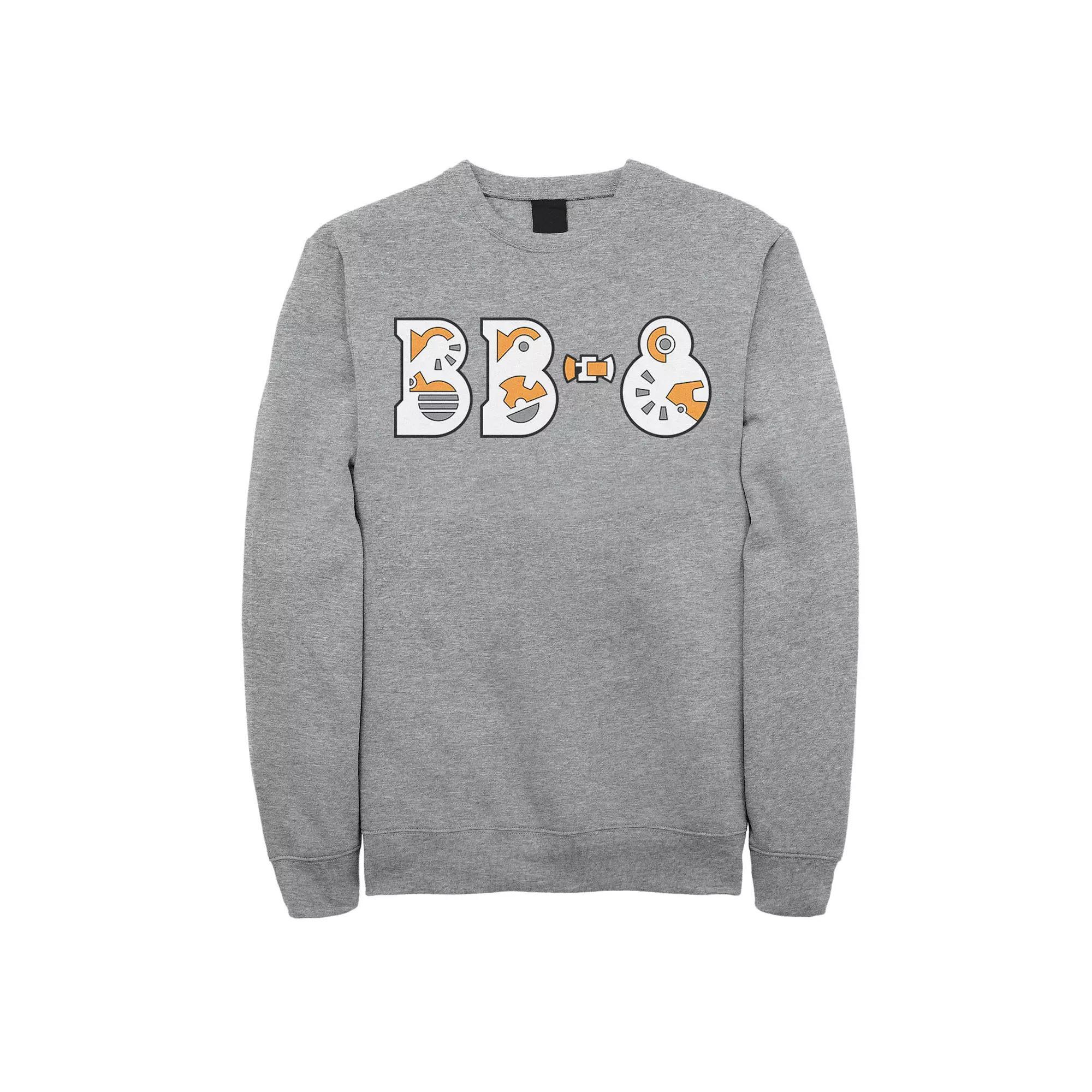 Men's Star Wars The Rise of Skywalker BB-8 Gear Sweatshirt, Size: 3XL, Athletic Grey Product Image