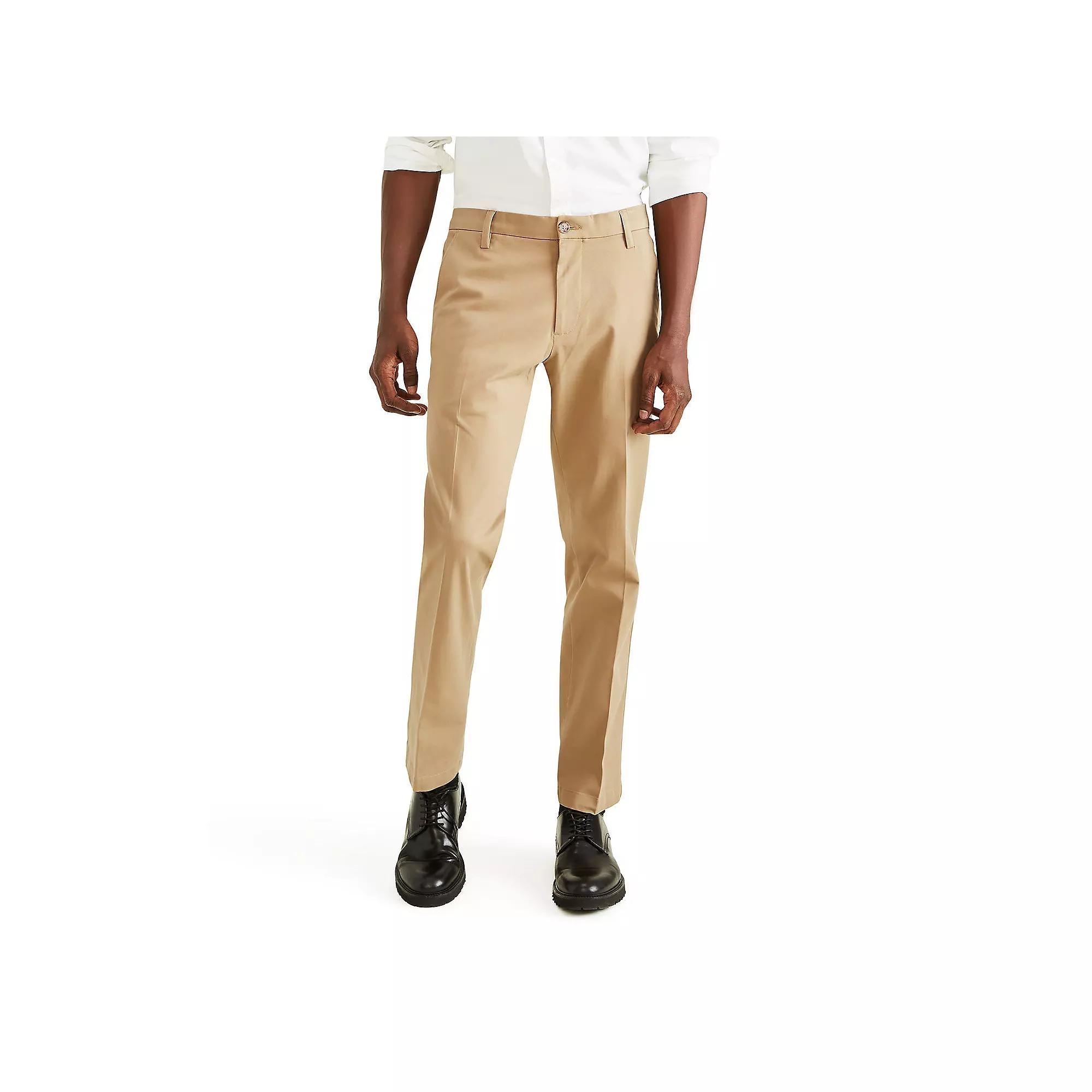 Men's Dockers® Workday Straight-Fit Smart 360 FLEX Khaki Pants, Size: 32X34, British Green Product Image
