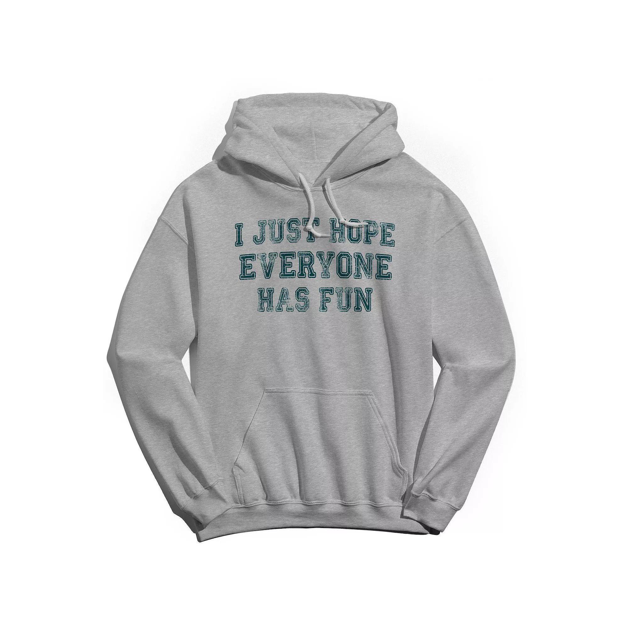 Men's Duke & Sons Hope Everyone Has Fun Graphic Hoodie, Size: XL, Gray Green Product Image