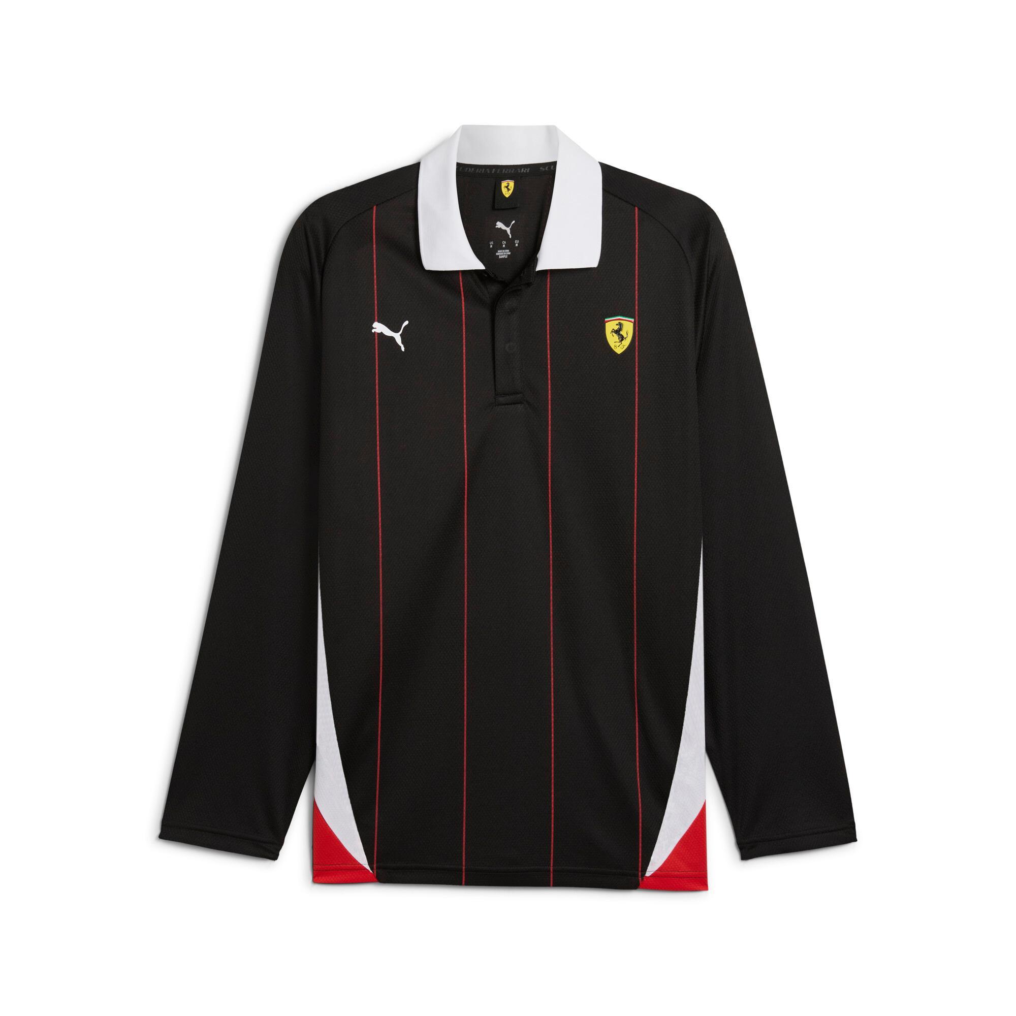 Scuderia Ferrari Race Men's Long Sleeve Polo Product Image