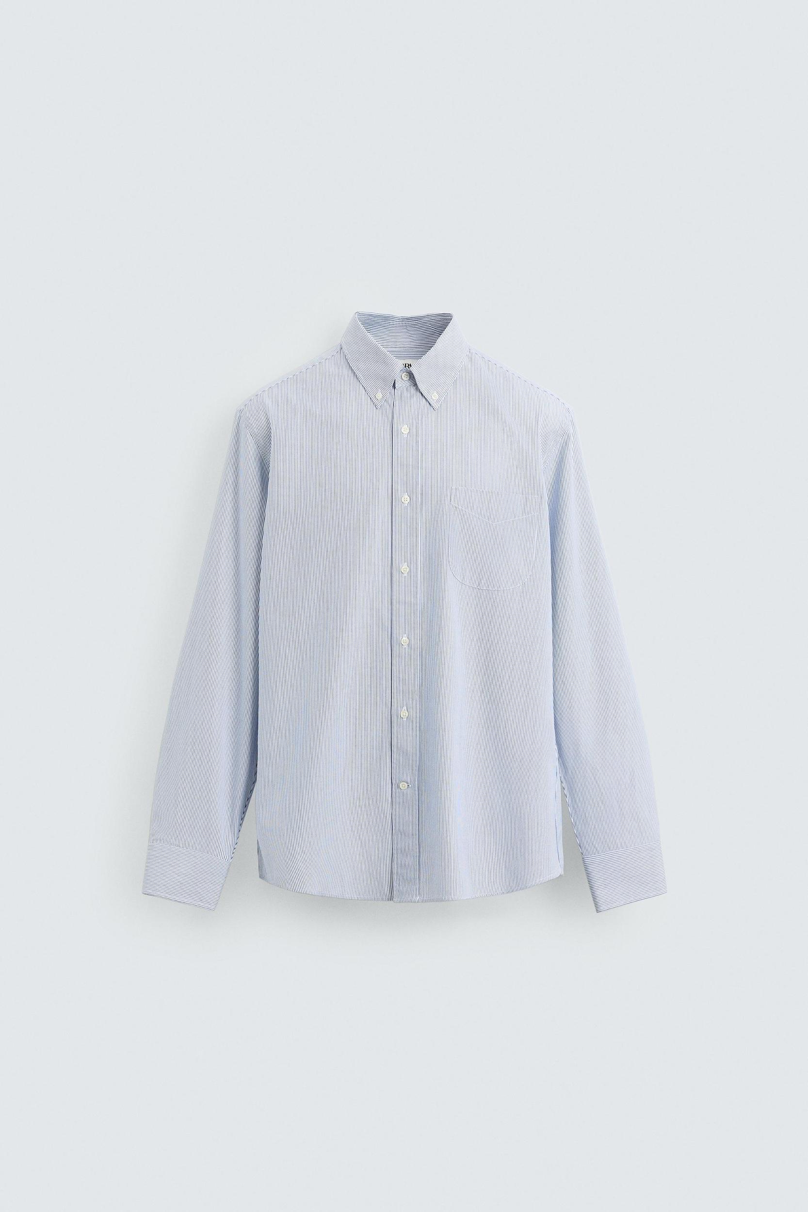 TEXTURED STRIPED SHIRT Product Image