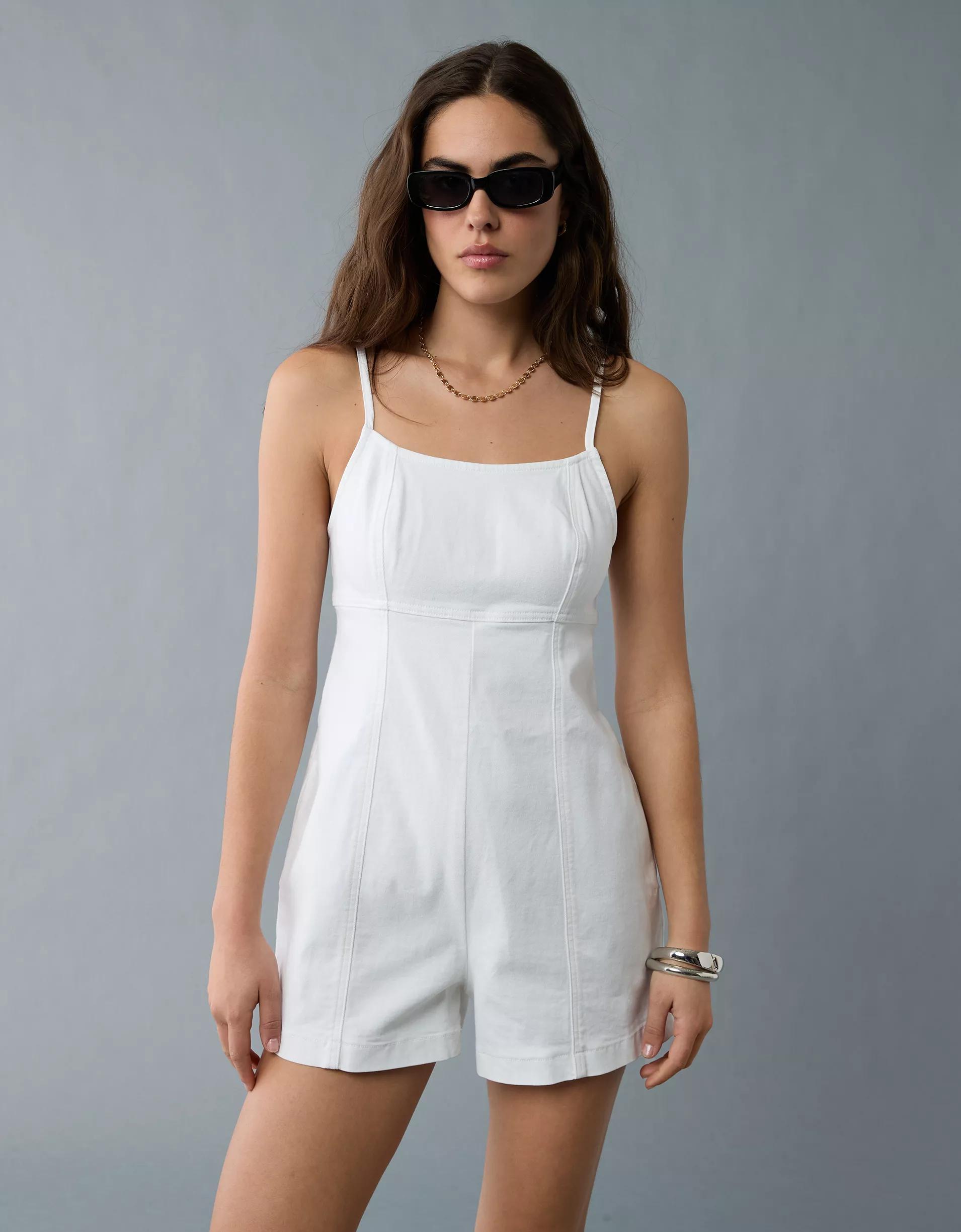 AE Denim Romper Product Image
