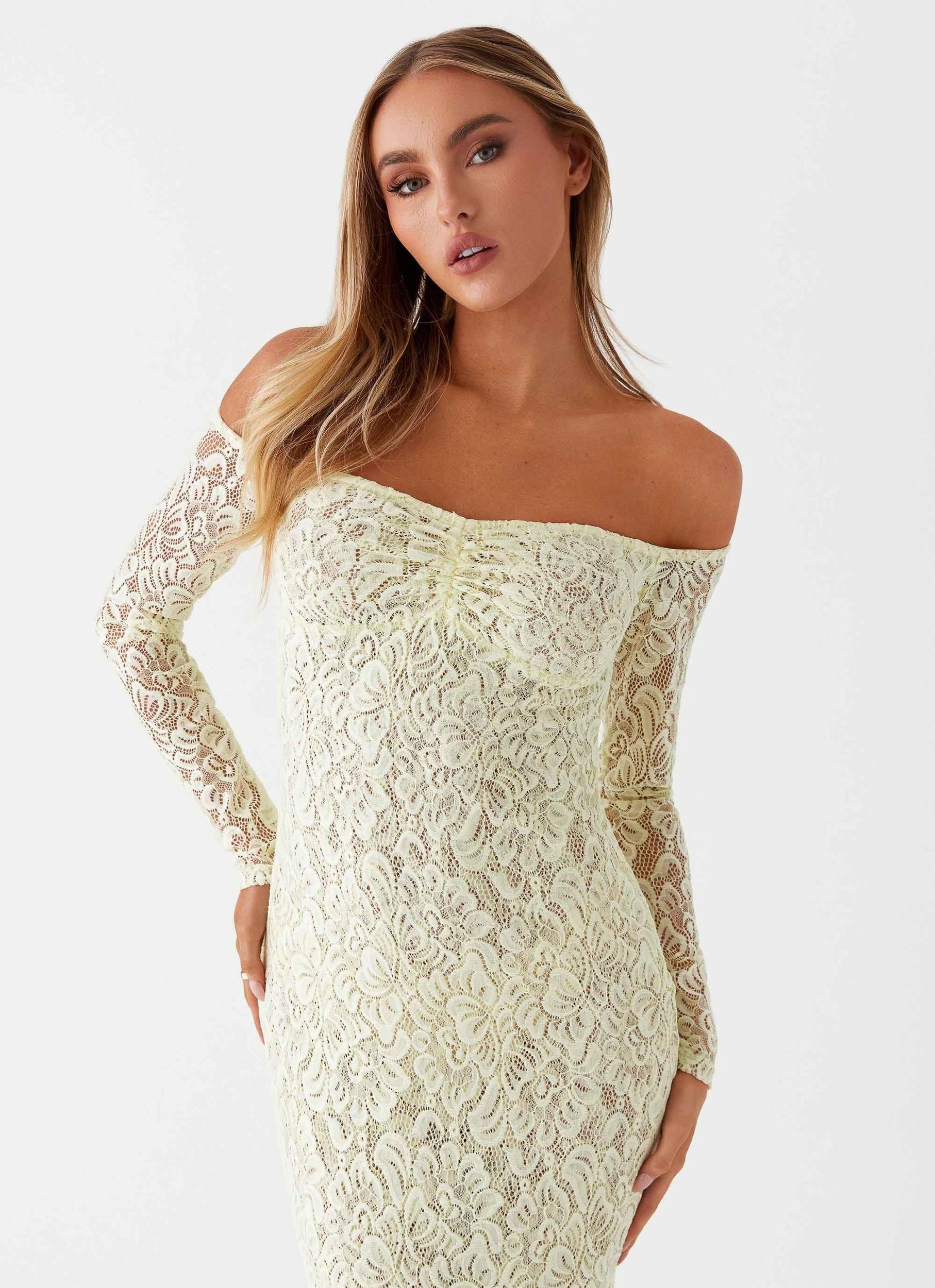 Ivy Lily Maxi Dress - Yellow Product Image