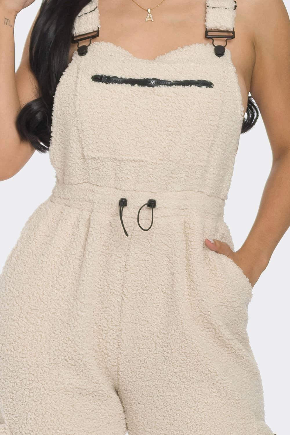 Cozy Fleece Overalls Product Image