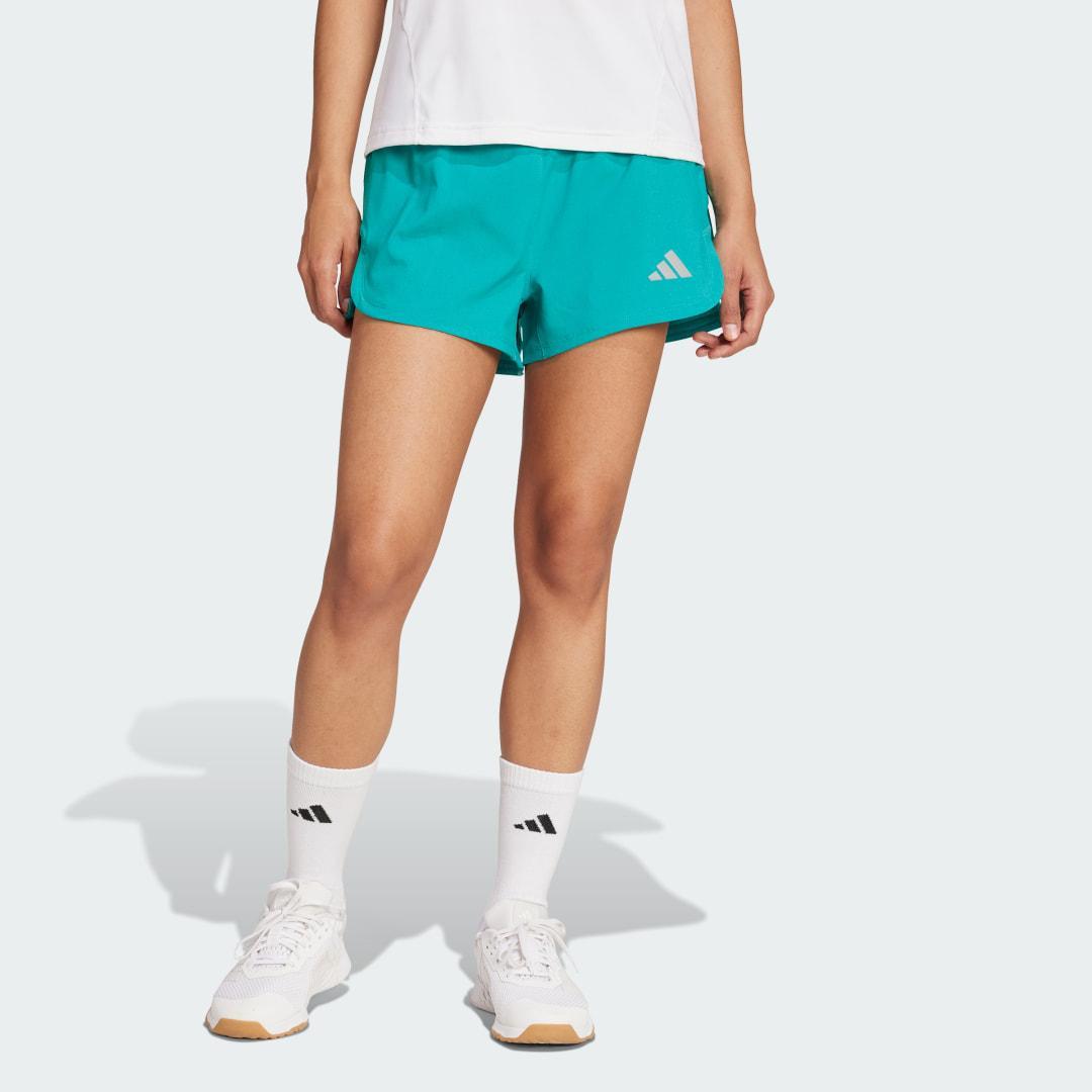adidas Racer Pacer Woven Short Black L 5 Womens Product Image