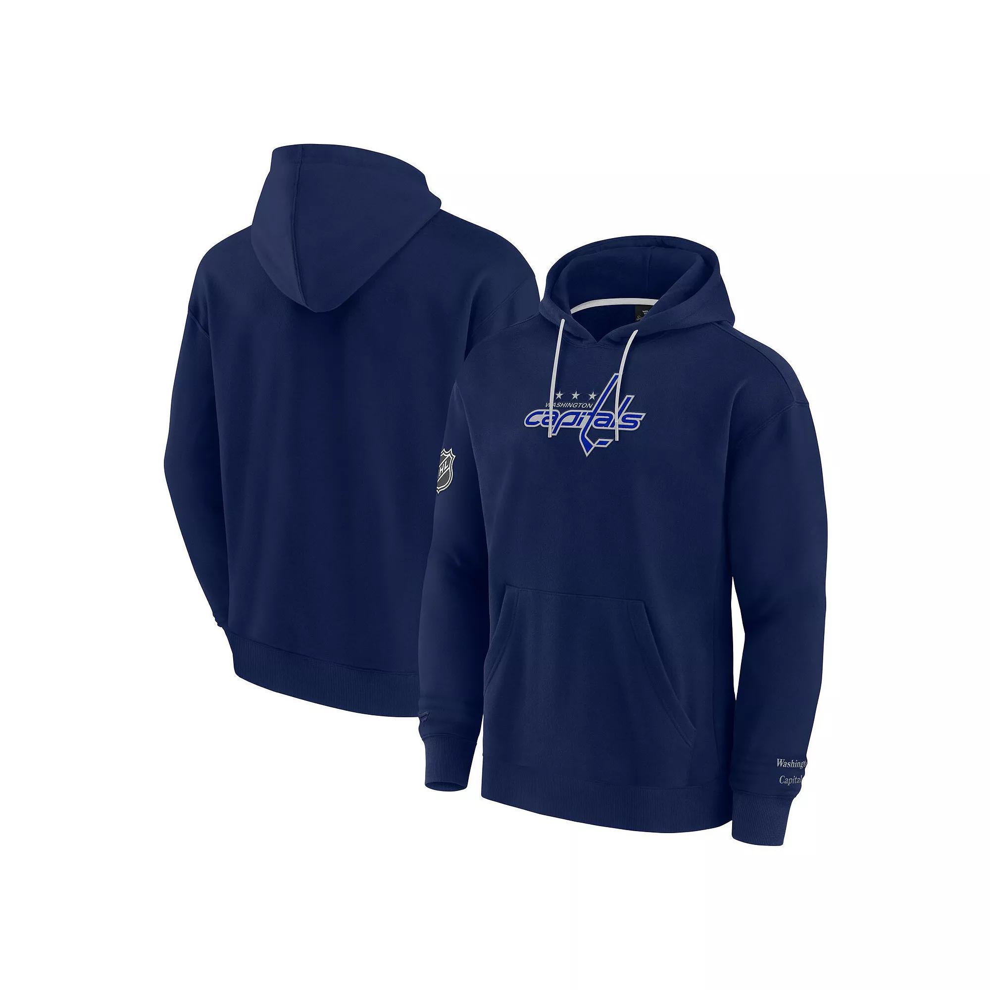 Men's Fanatics Navy Washington Capitals Elements Pace Pullover Hoodie, Size: 3XL, Blue Product Image