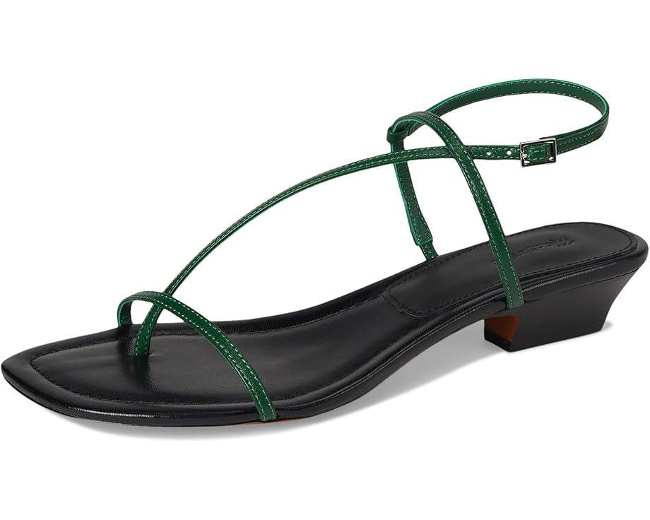 Tamia Heeled Thong Sandals - Suede Product Image