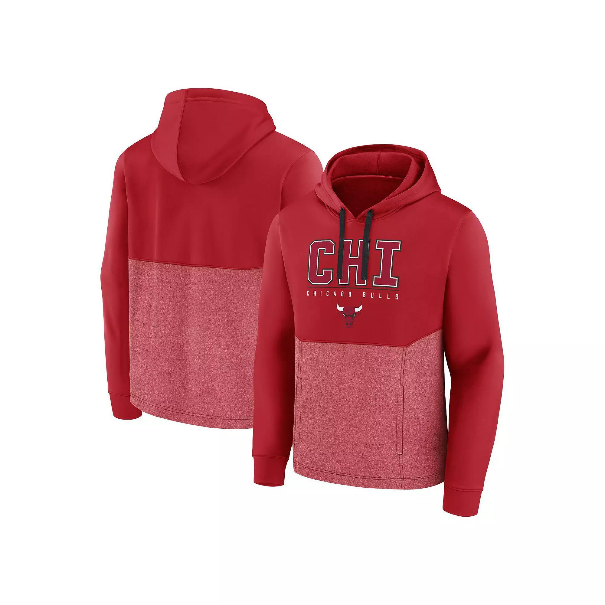 Mens Fanatics Branded Chicago Bulls Successful Tri-Blend Pullover Hoodie Product Image