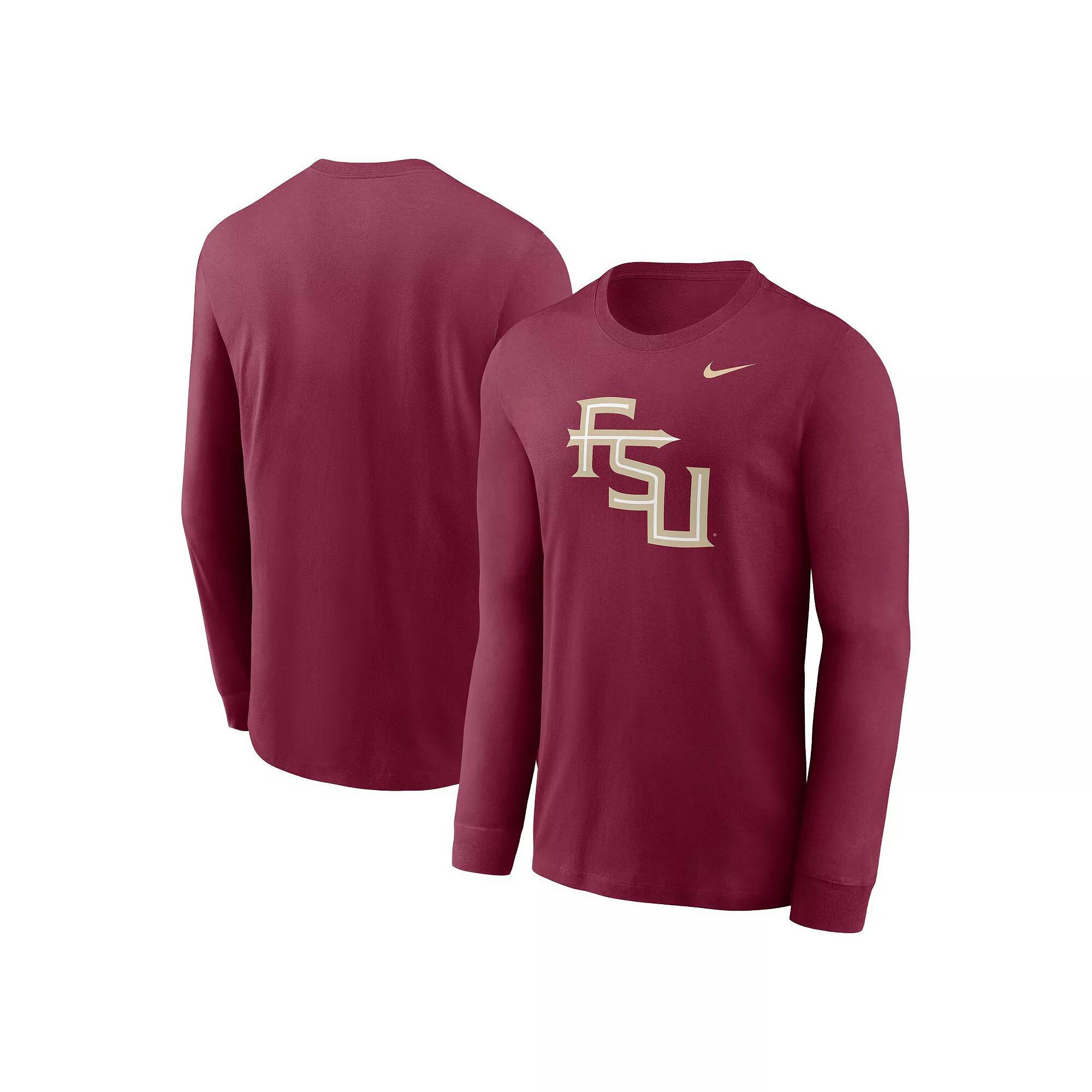 Men's Nike Garnet Florida State Seminoles Alternate Logo Long Sleeve T-Shirt, Size: Medium, Red Product Image