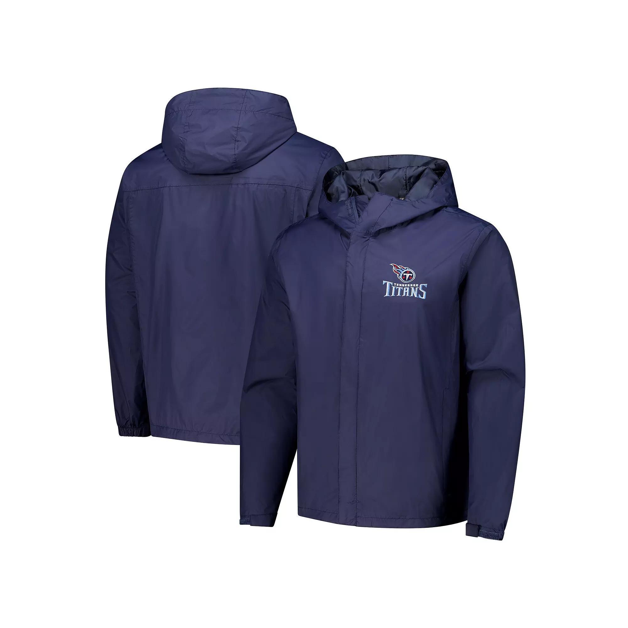 Men's Dunbrooke Navy Tennessee Titans Tropic Waterproof Packable Full-Zip Hoodie Jacket, Size: 2XL, Blue Product Image